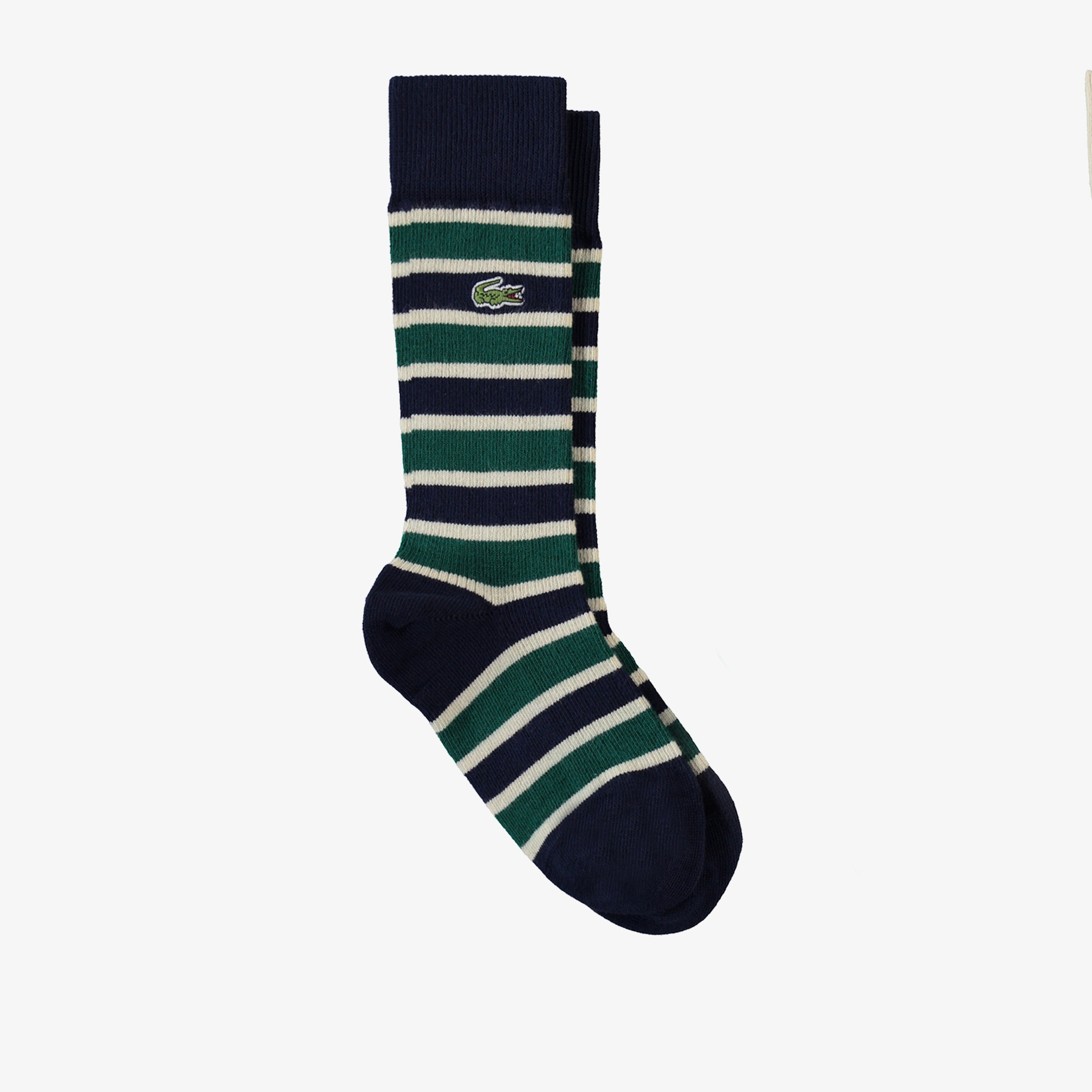 Lacoste Heritage Erkek Uzun Çizgili 3'lü Renkli Çorap
