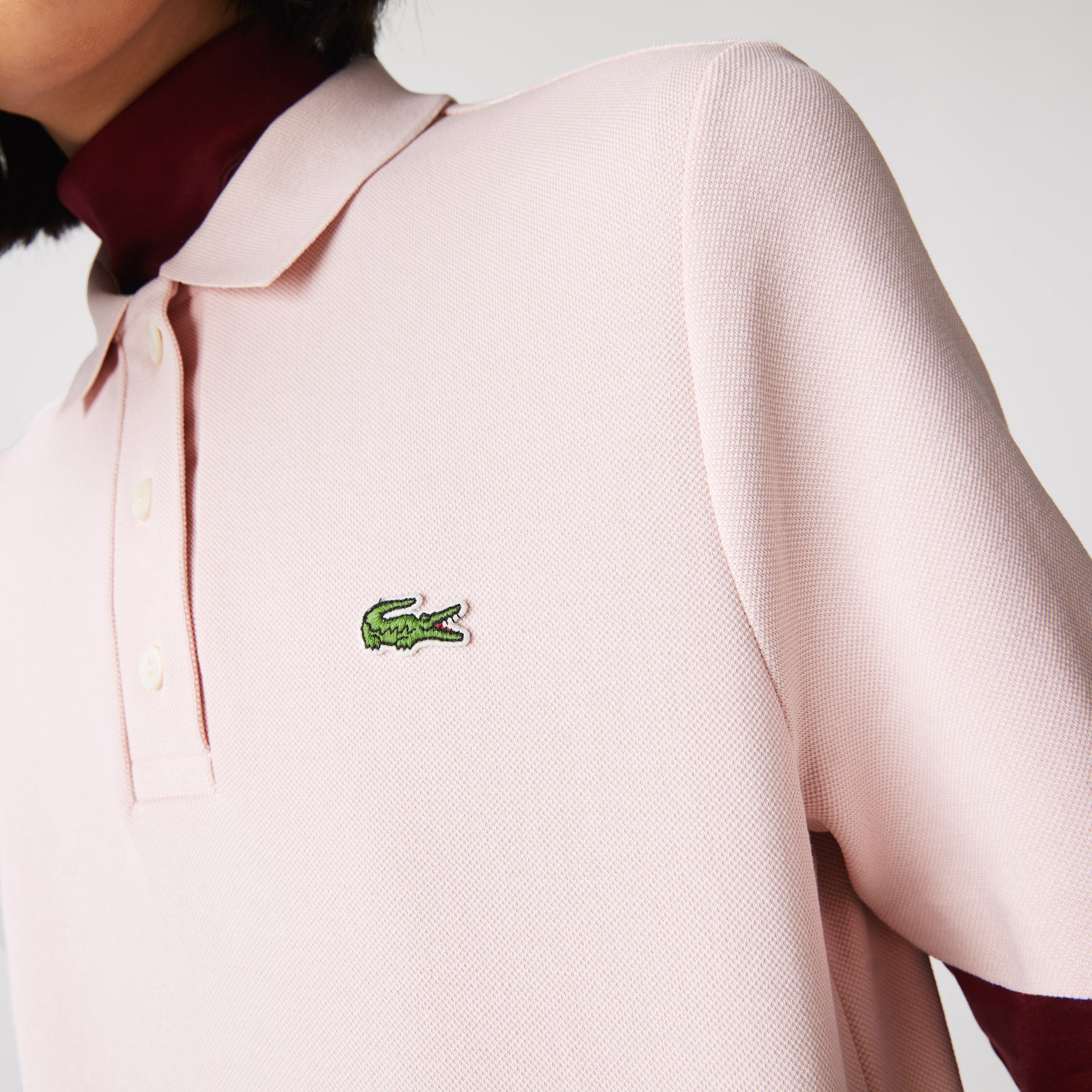 Lacoste Kadın Regular Fit Açık Pembe Polo