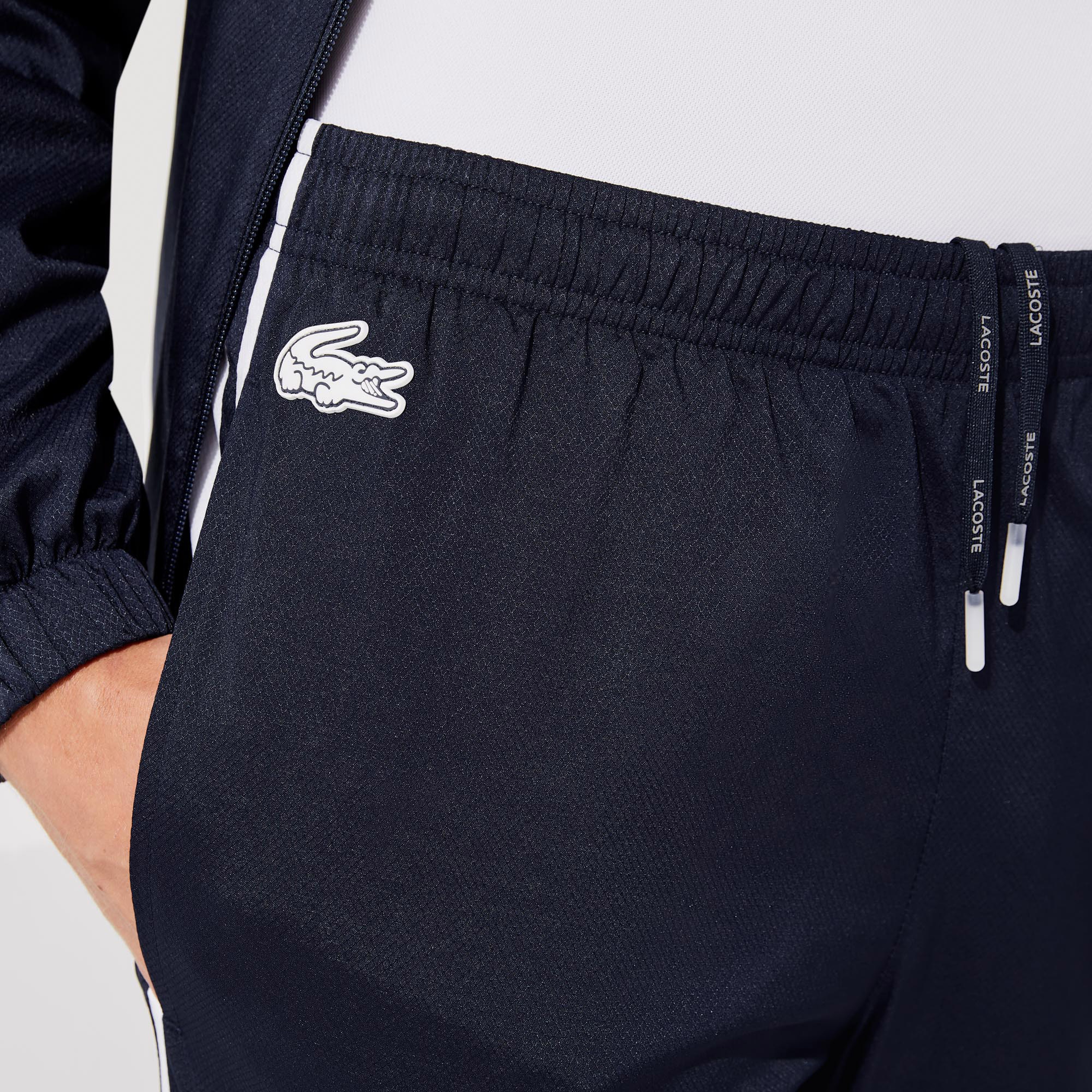 Lacoste SPORT Erkek Regular Fit Renk Bloklu Lacivert Eşofman Takımı