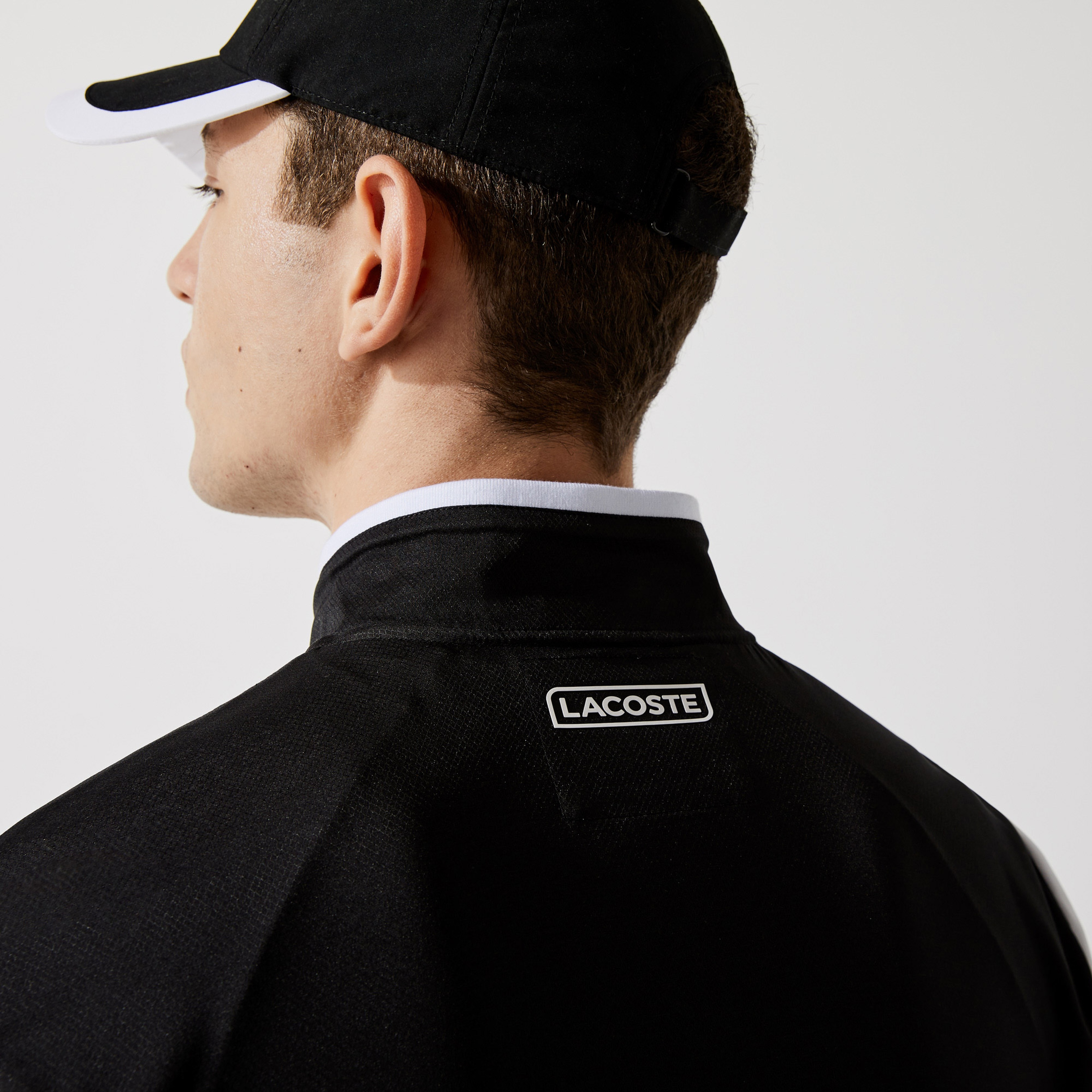 Lacoste SPORT Erkek Regular Fit Renk Bloklu Siyah Eşofman Takımı