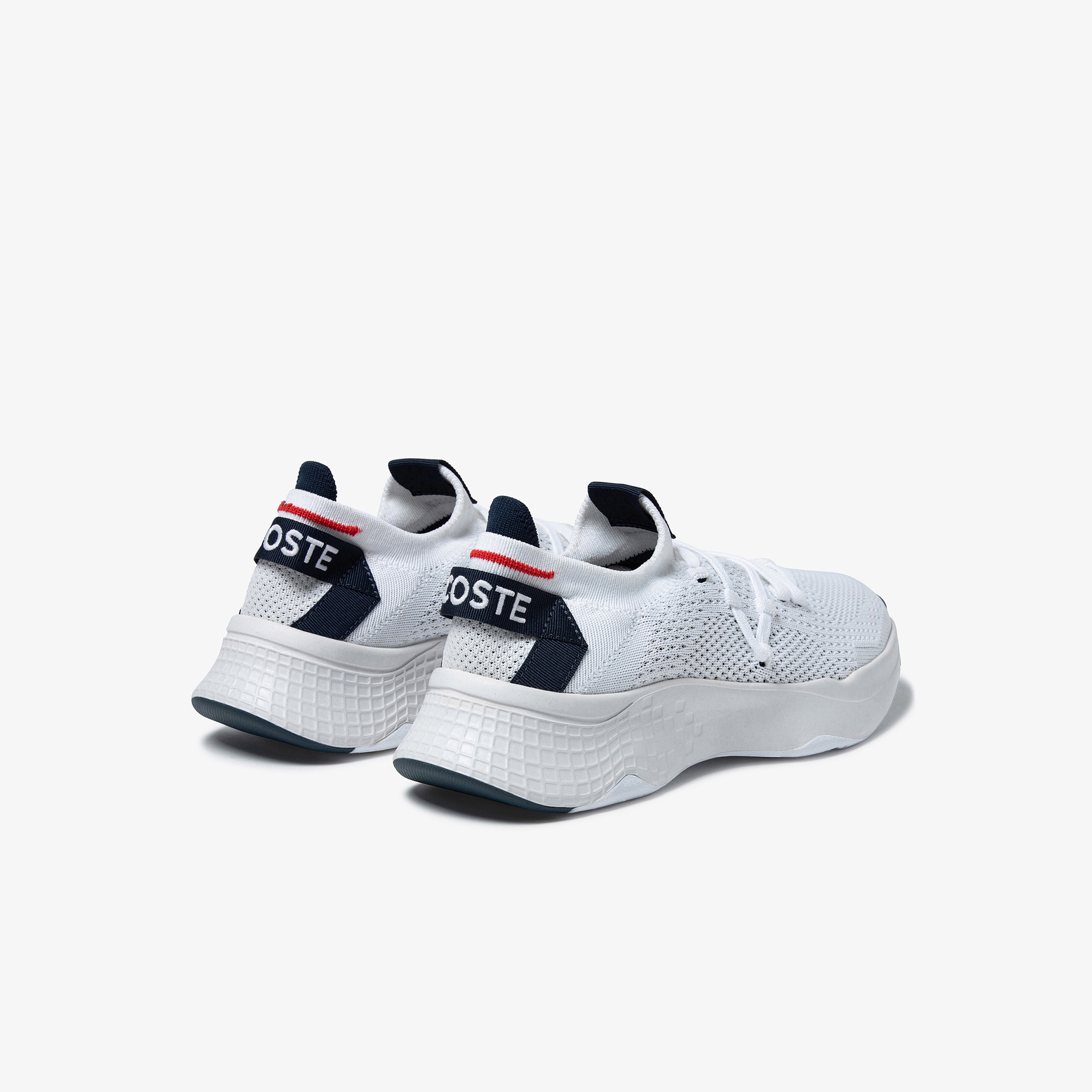 Lacoste Court-Drive Knit Erkek Beyaz Spor Ayakkabı