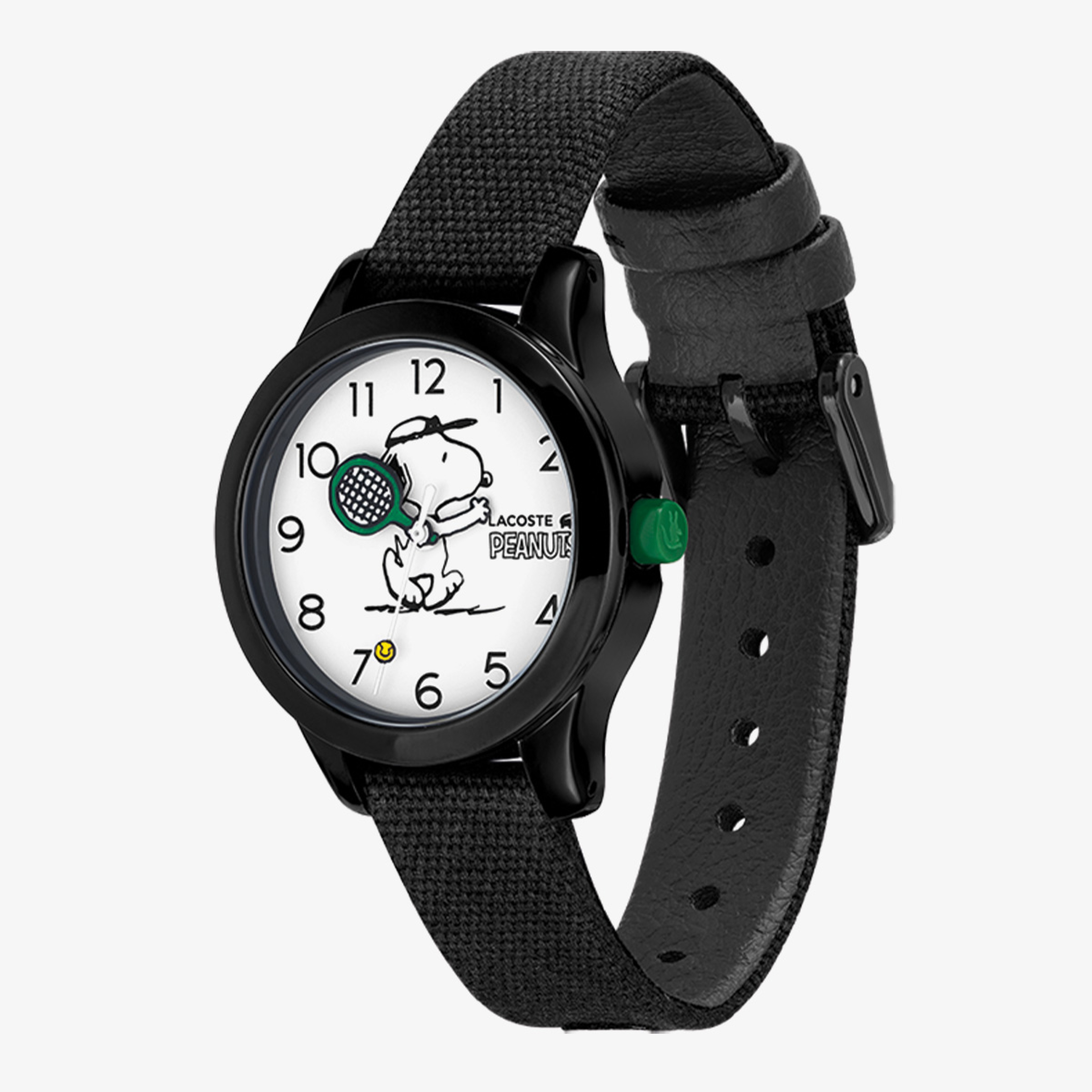 Lacoste X Peanuts Çocuk Siyah Saat