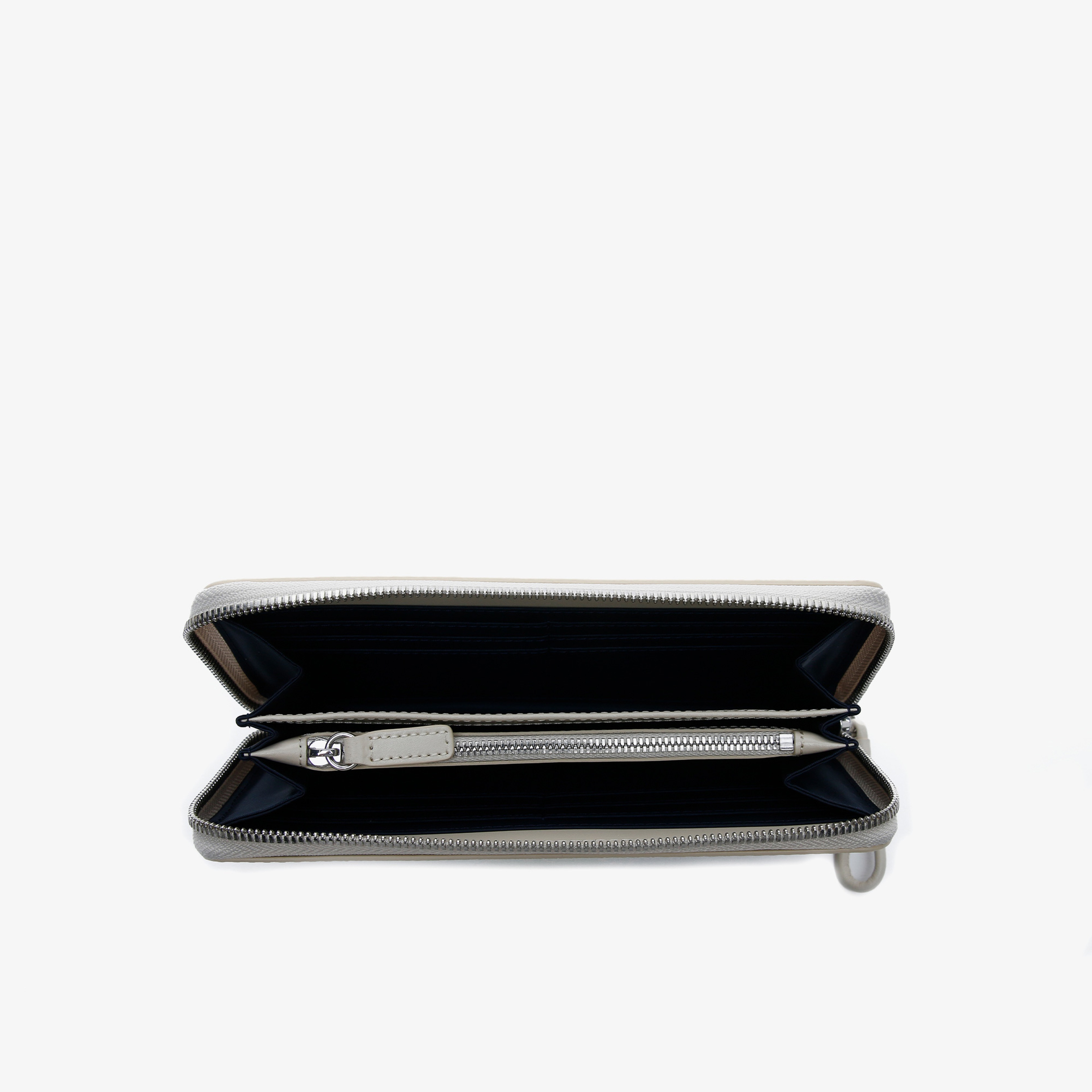 Lacoste Chantaco Kadın Deri Açık Gri Cüzdan