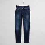 GANT Erkek Lacivert Extra Slim Fit Jean Pantolon