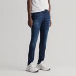 GANT Erkek Lacivert Extra Slim Fit Jean Pantolon
