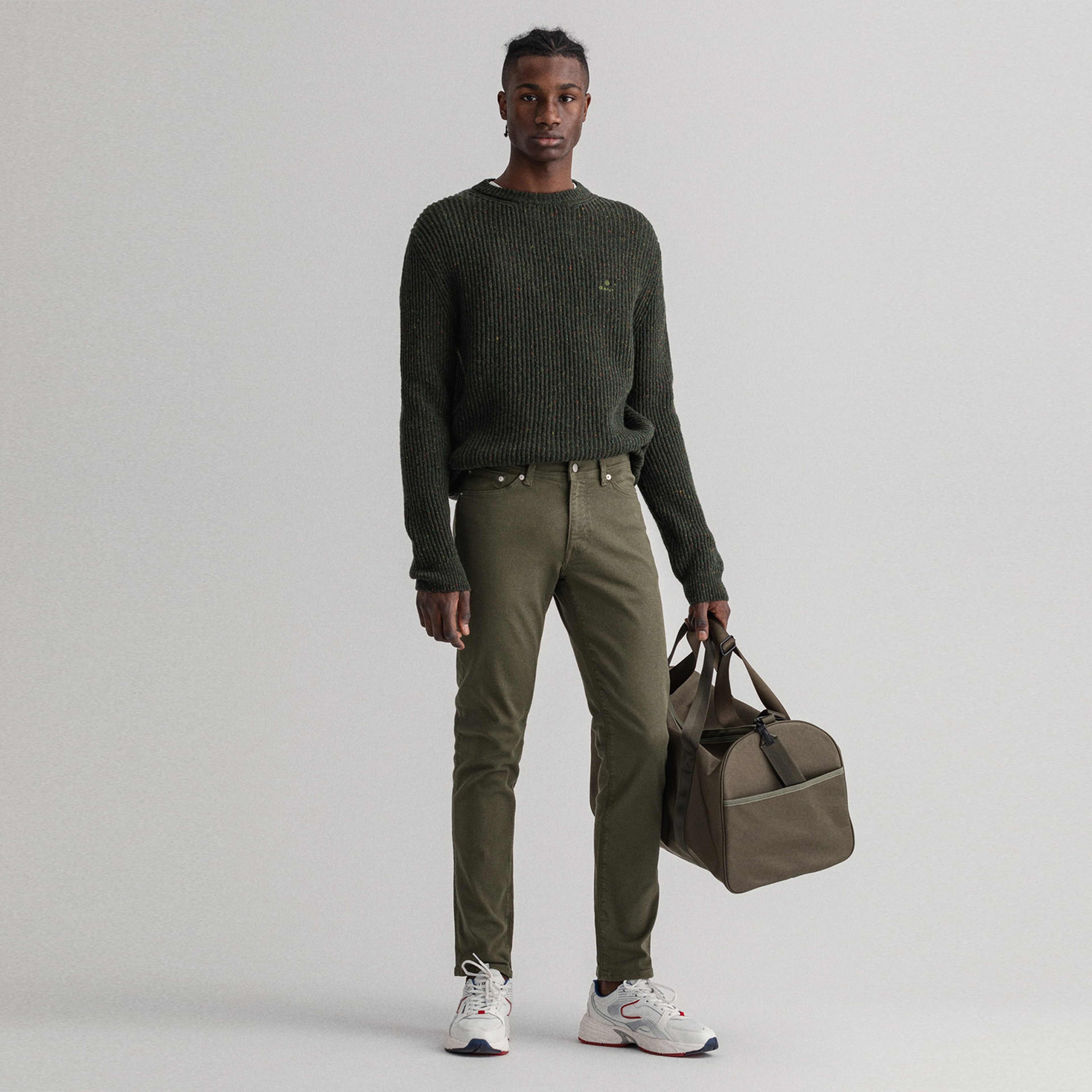 GANT Erkek Yeşil Extra Slim Fit Maxen Pantolon