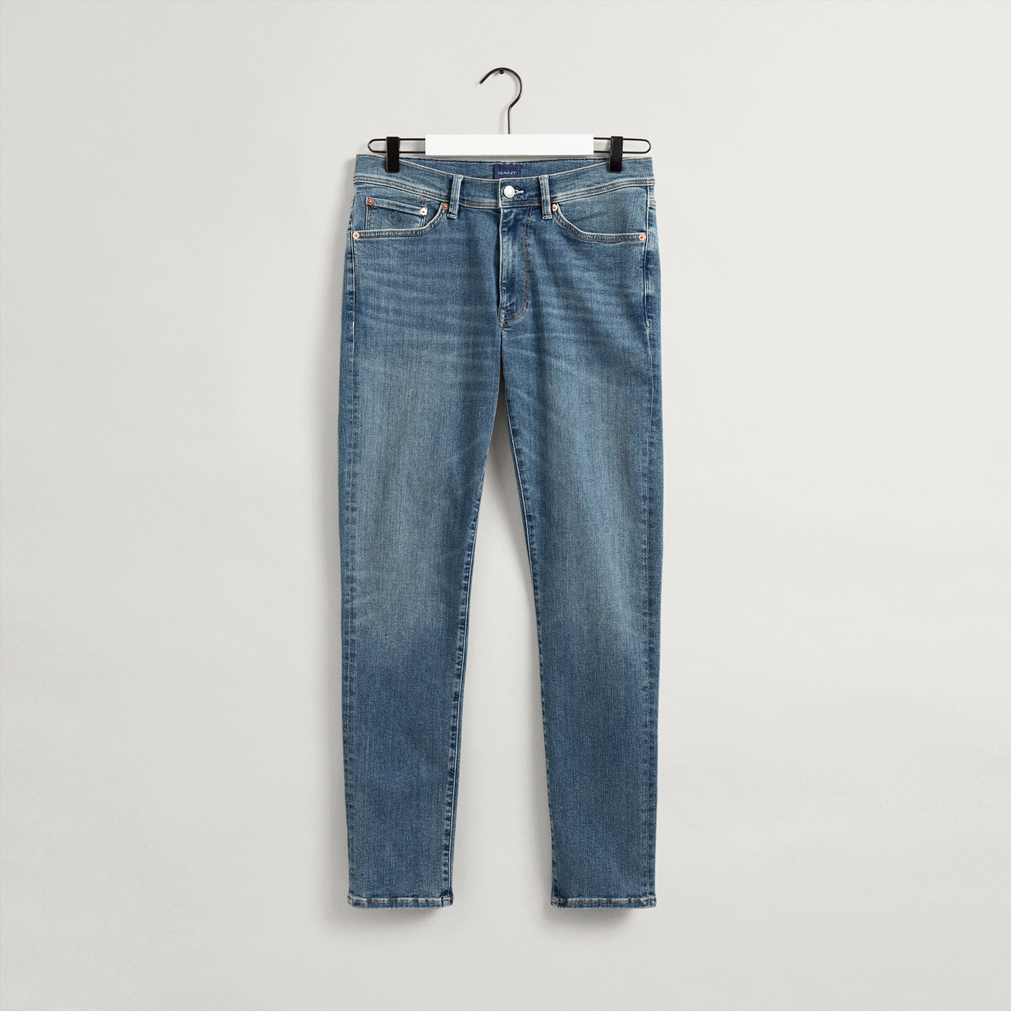 GANT Erkek Mavi Extra Slim Fit Jean Pantolon