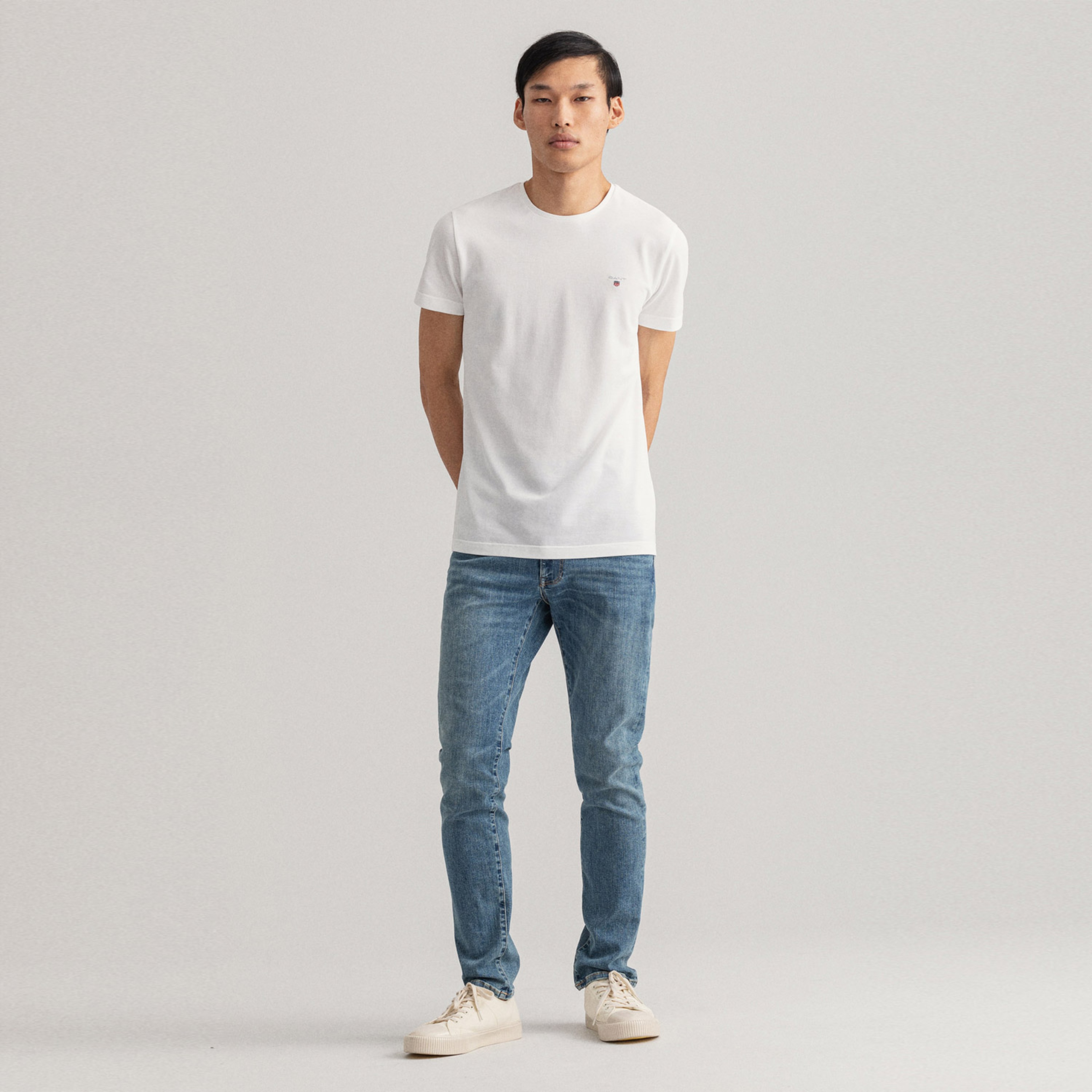 GANT Erkek Mavi Extra Slim Fit Jean Pantolon