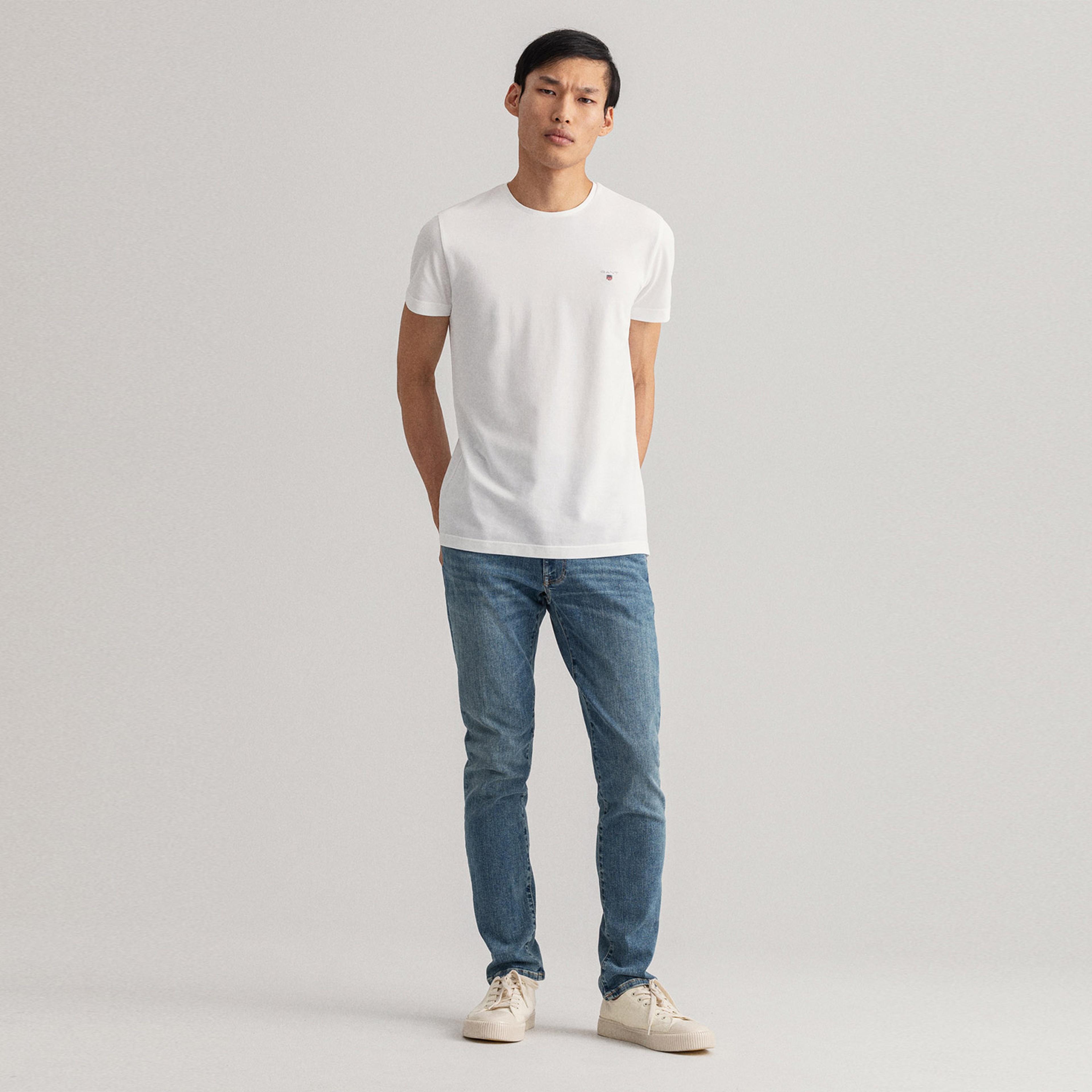 GANT Erkek Mavi Extra Slim Fit Jean Pantolon