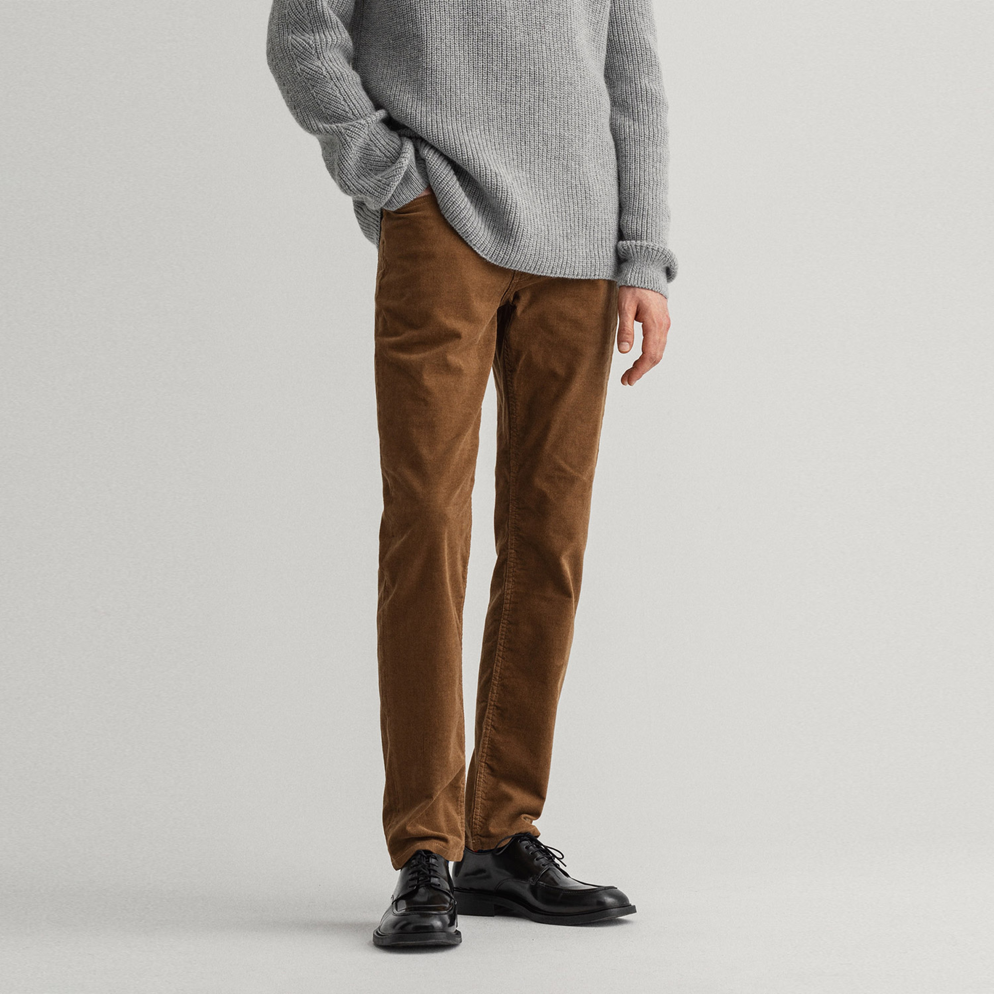 GANT Erkek Kahverengi Slim Fit Hayes Pantolon