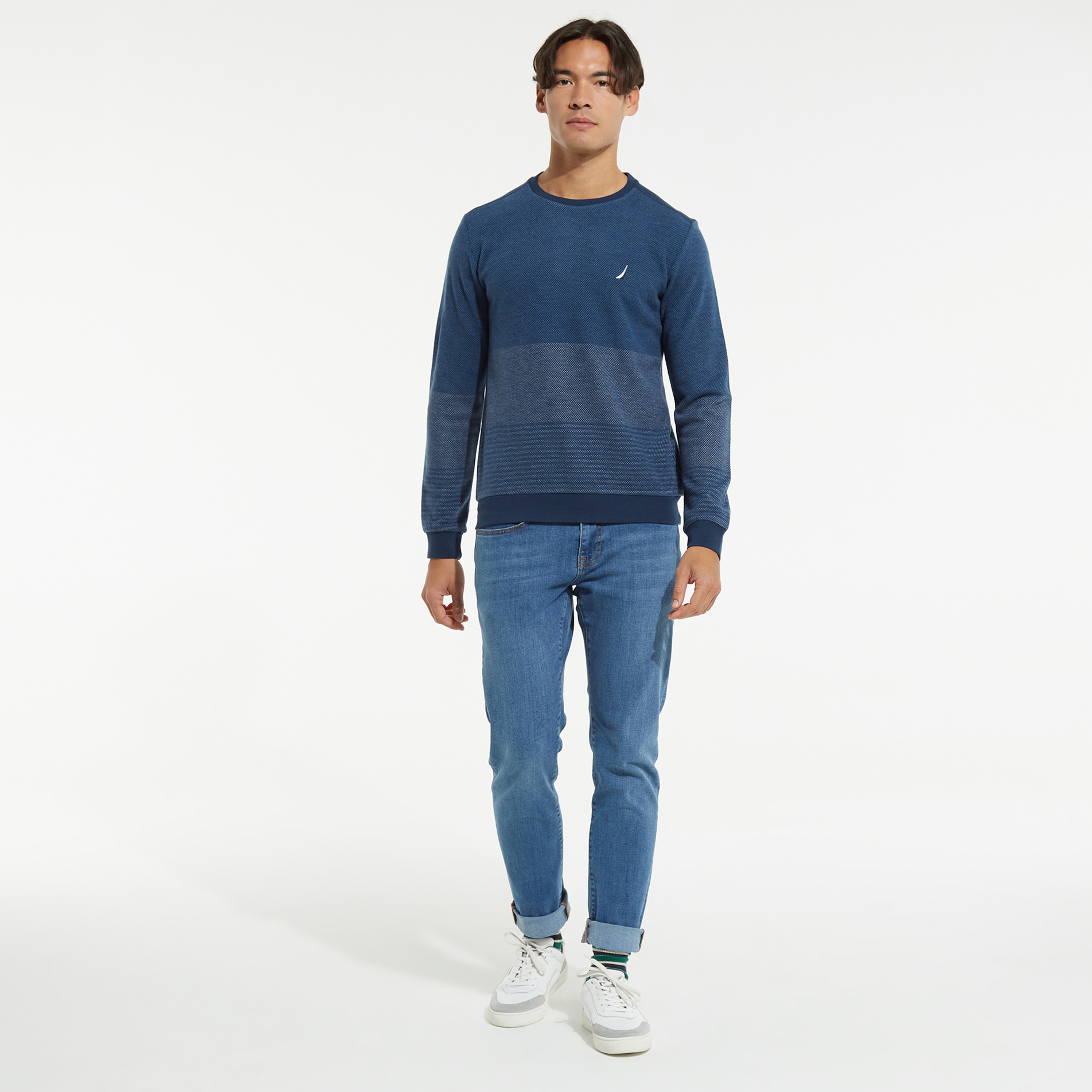 NAUTICA ERKEK LACİVERT SWEATSHIRT