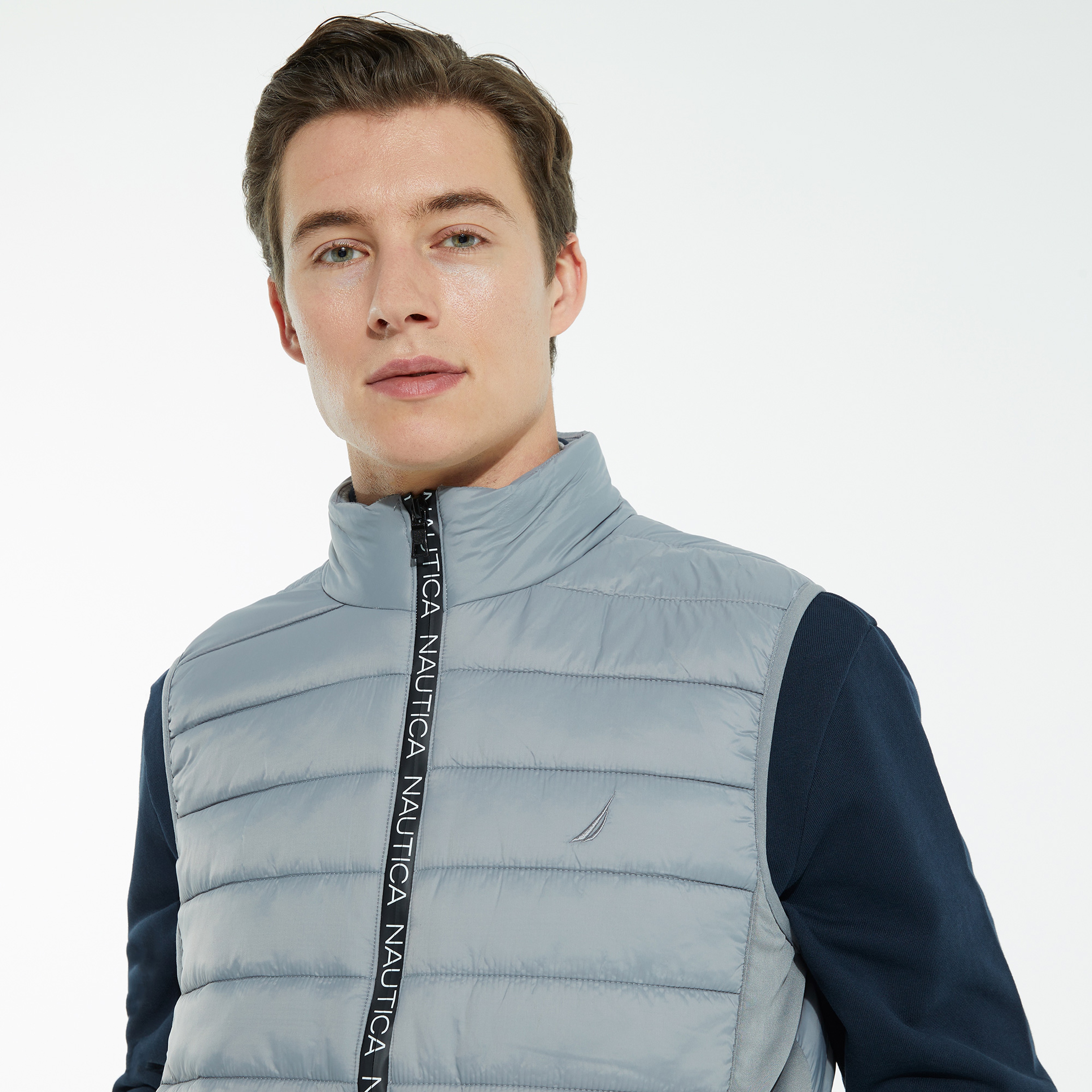 NAUTICA ERKEK GRİ YELEK