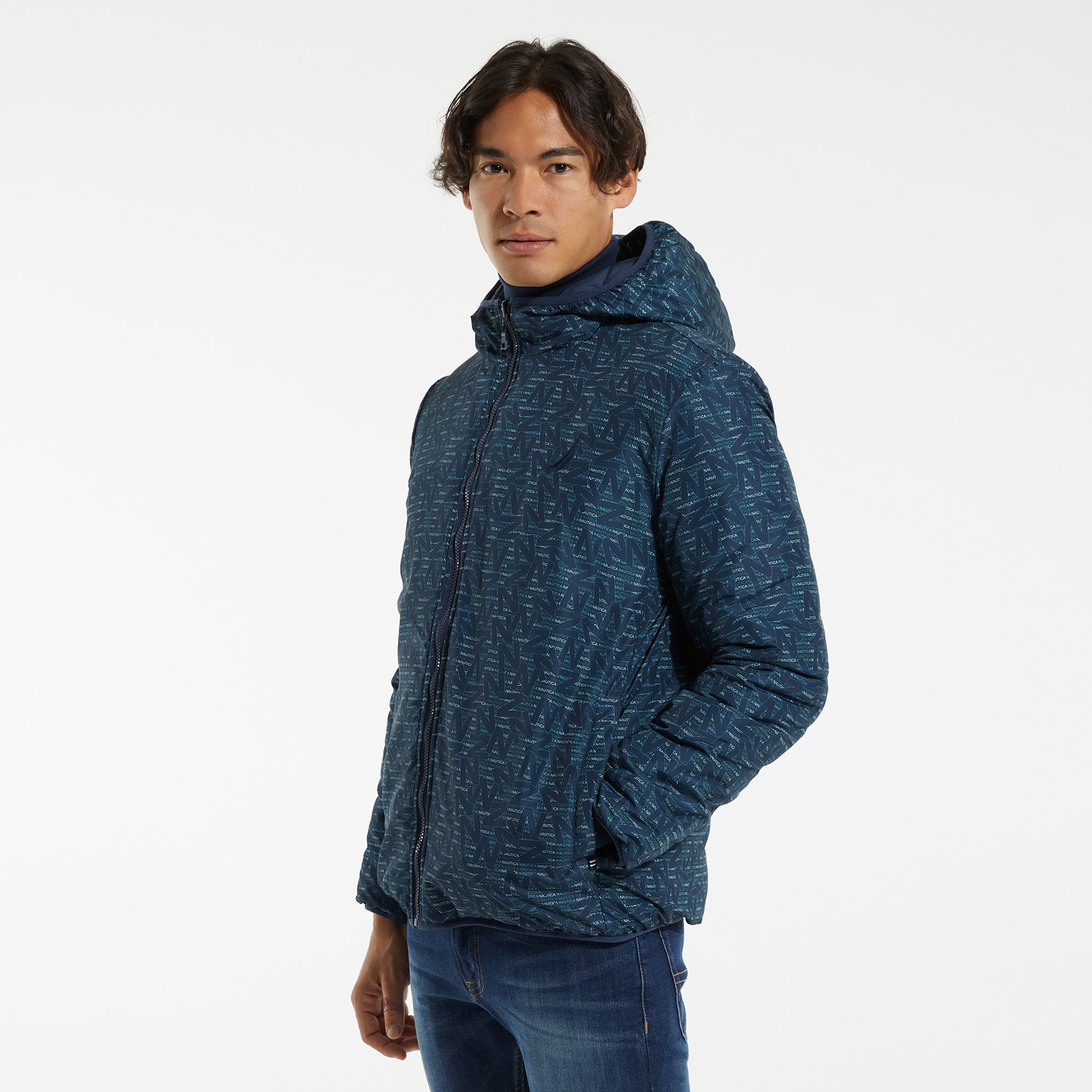 NAUTICA ERKEK LACİVERT ÇİFT TARAFLI MONT