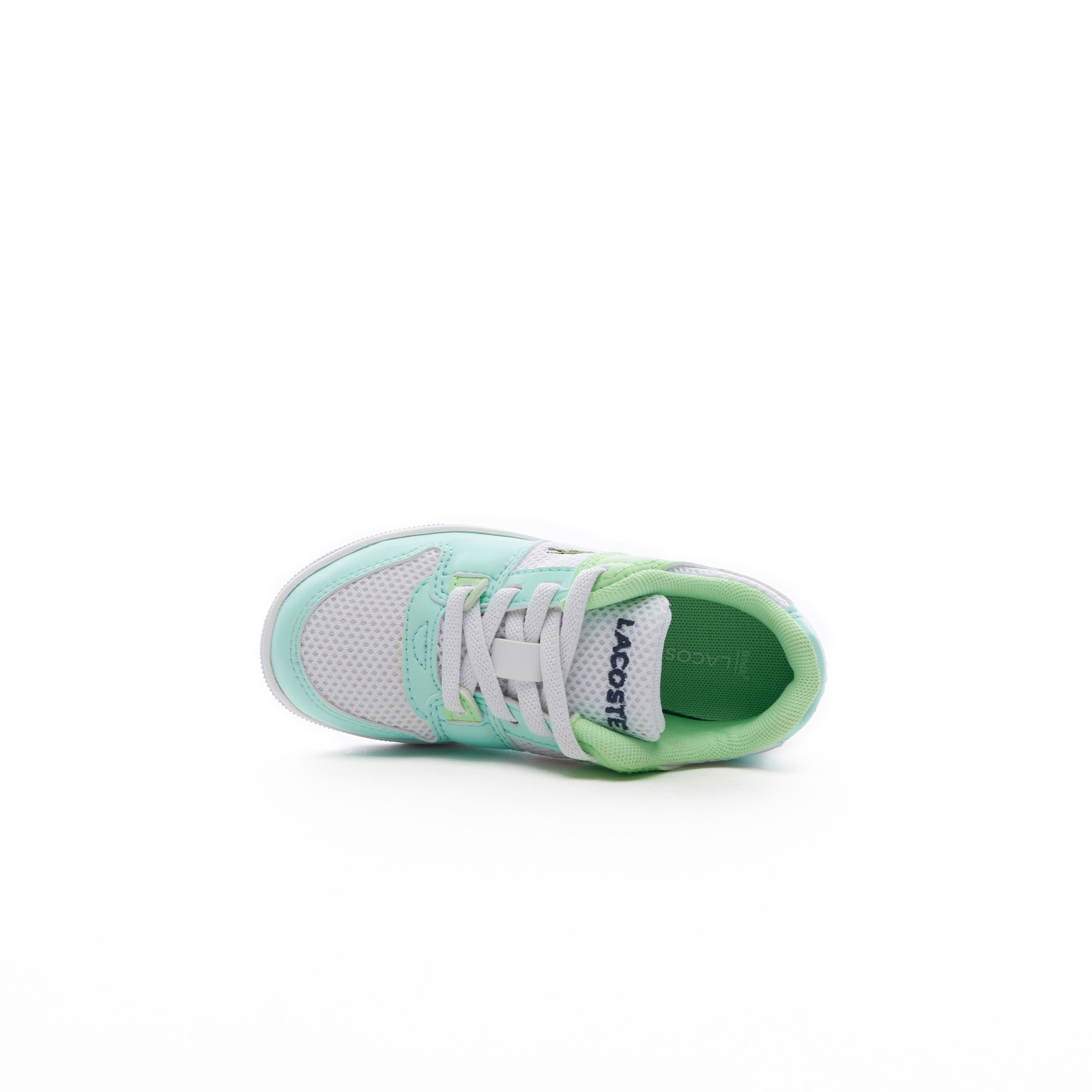 Lacoste Thrill 1121 1 Sui Çocuk Beyaz - Mavi Sneaker