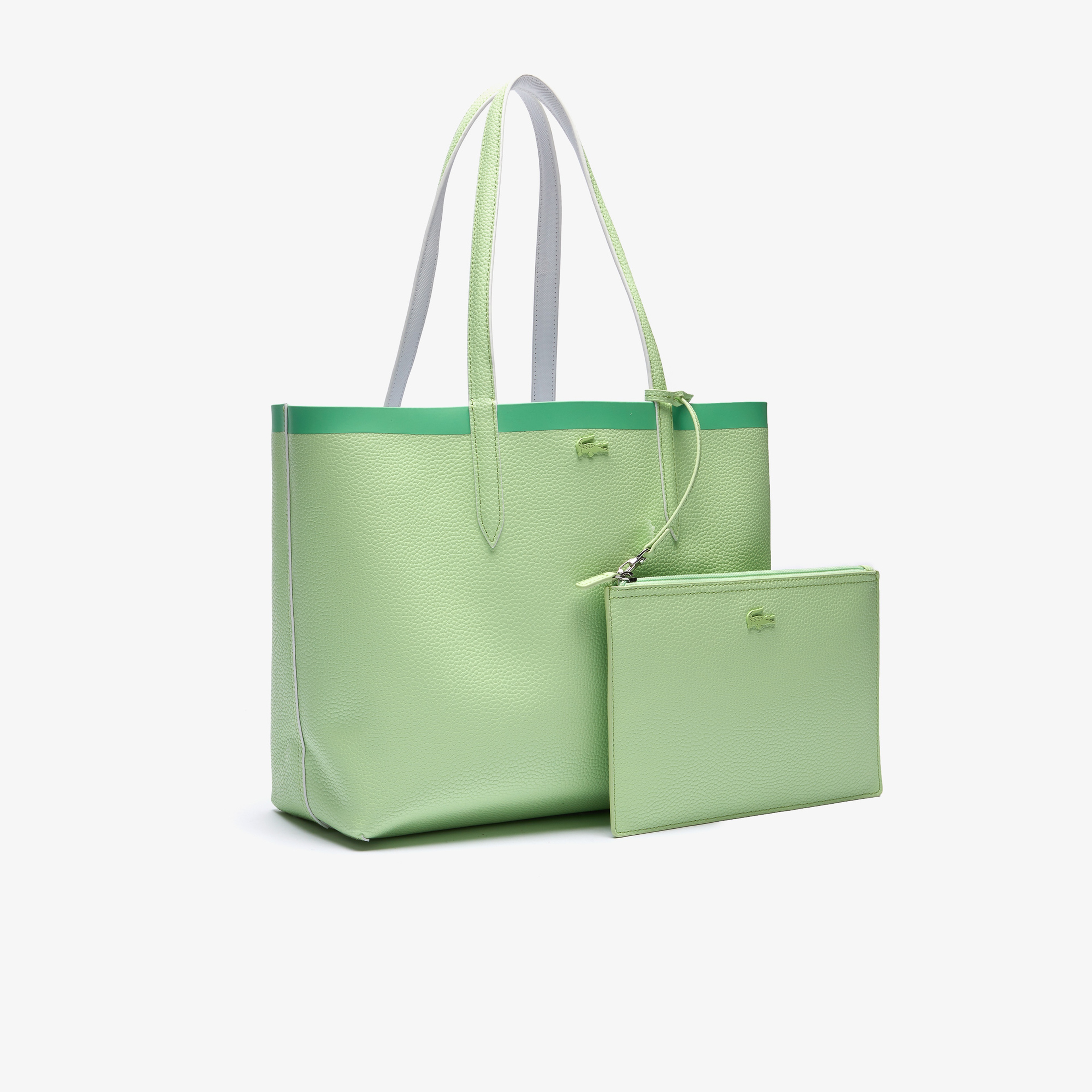 Lacoste Anna Kadın Yeşil - Bej Çift Taraflı Çanta