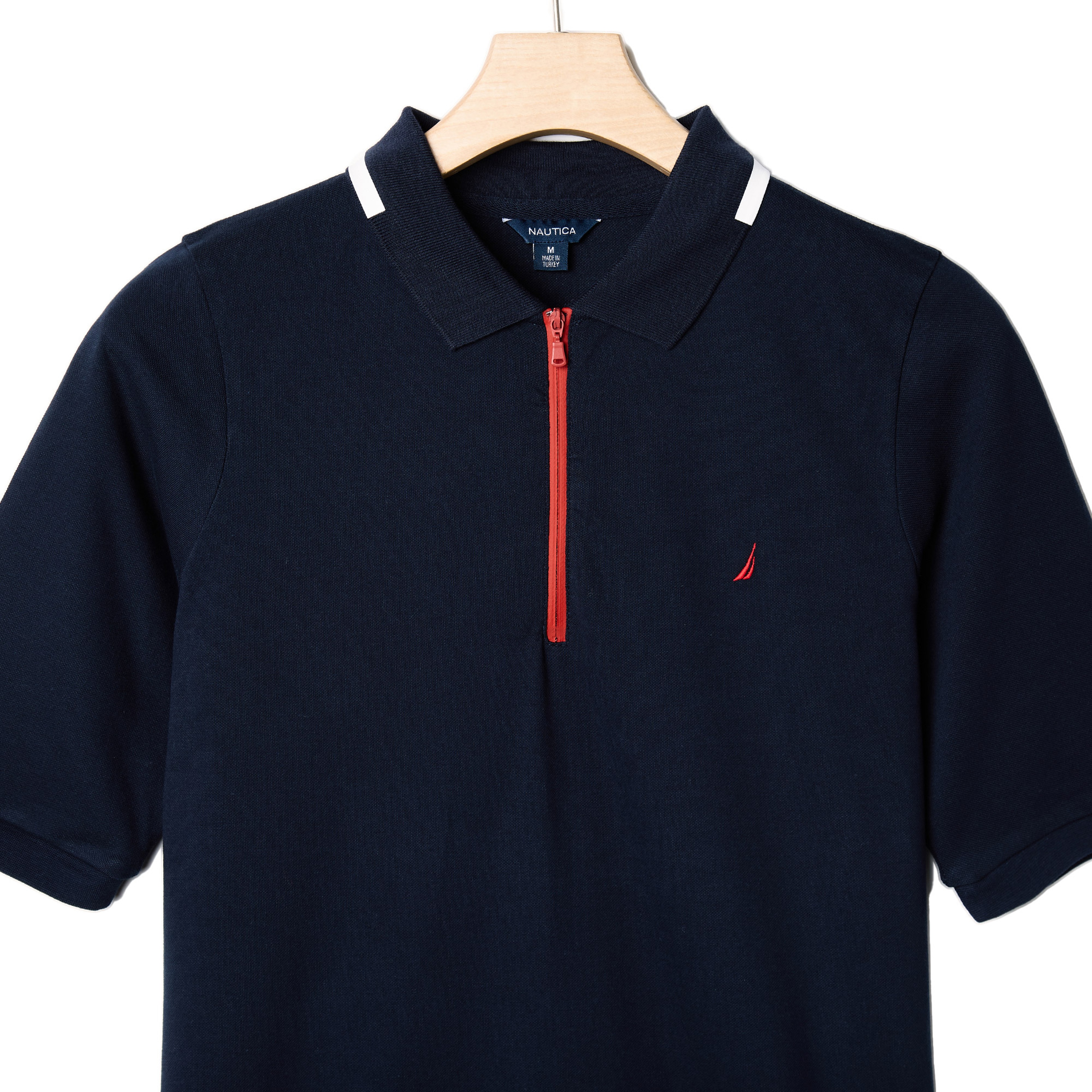 NAUTICA KADIN LACİVERT POLO YAKA ELBİSE