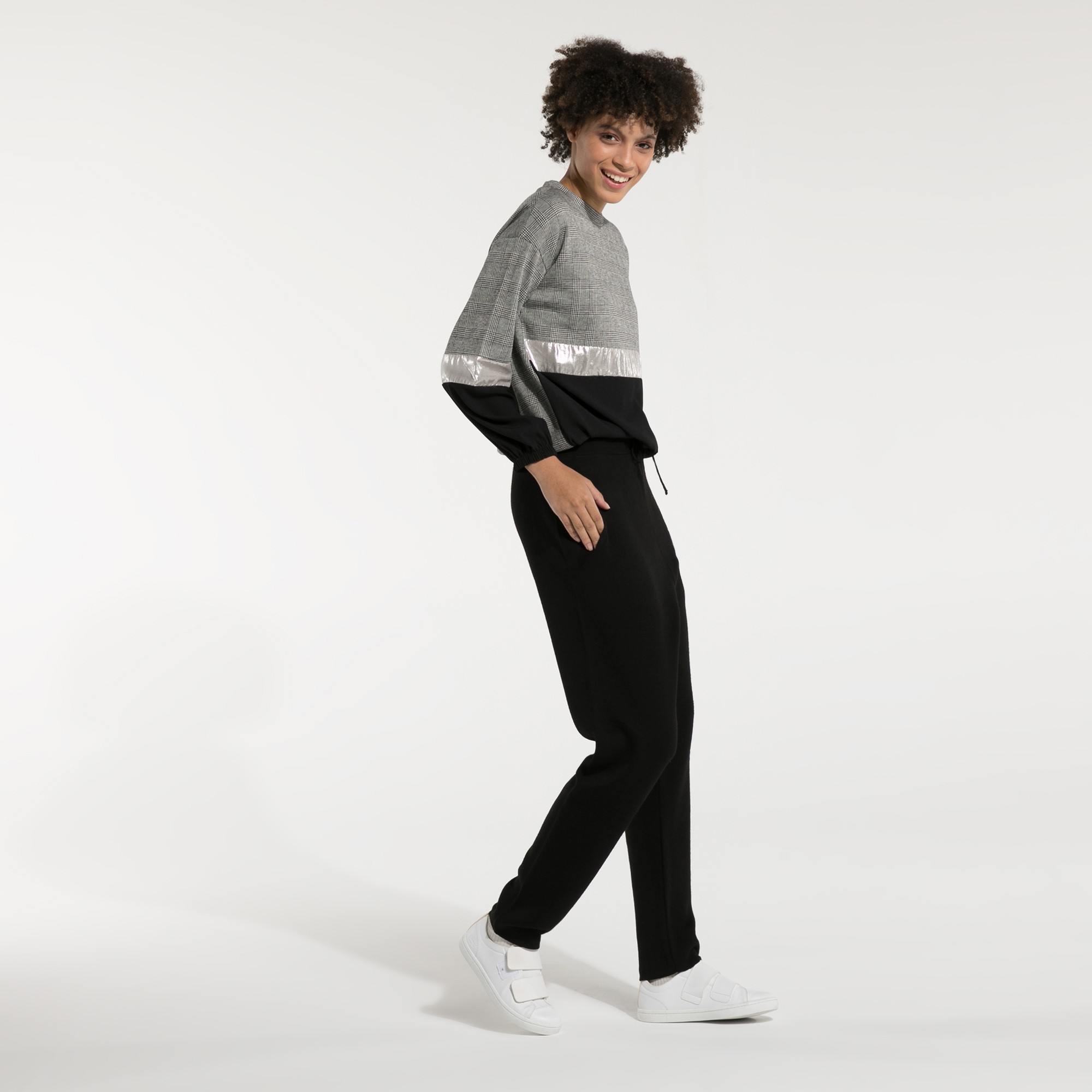 NAUTICA KADIN SİYAH PANTOLON