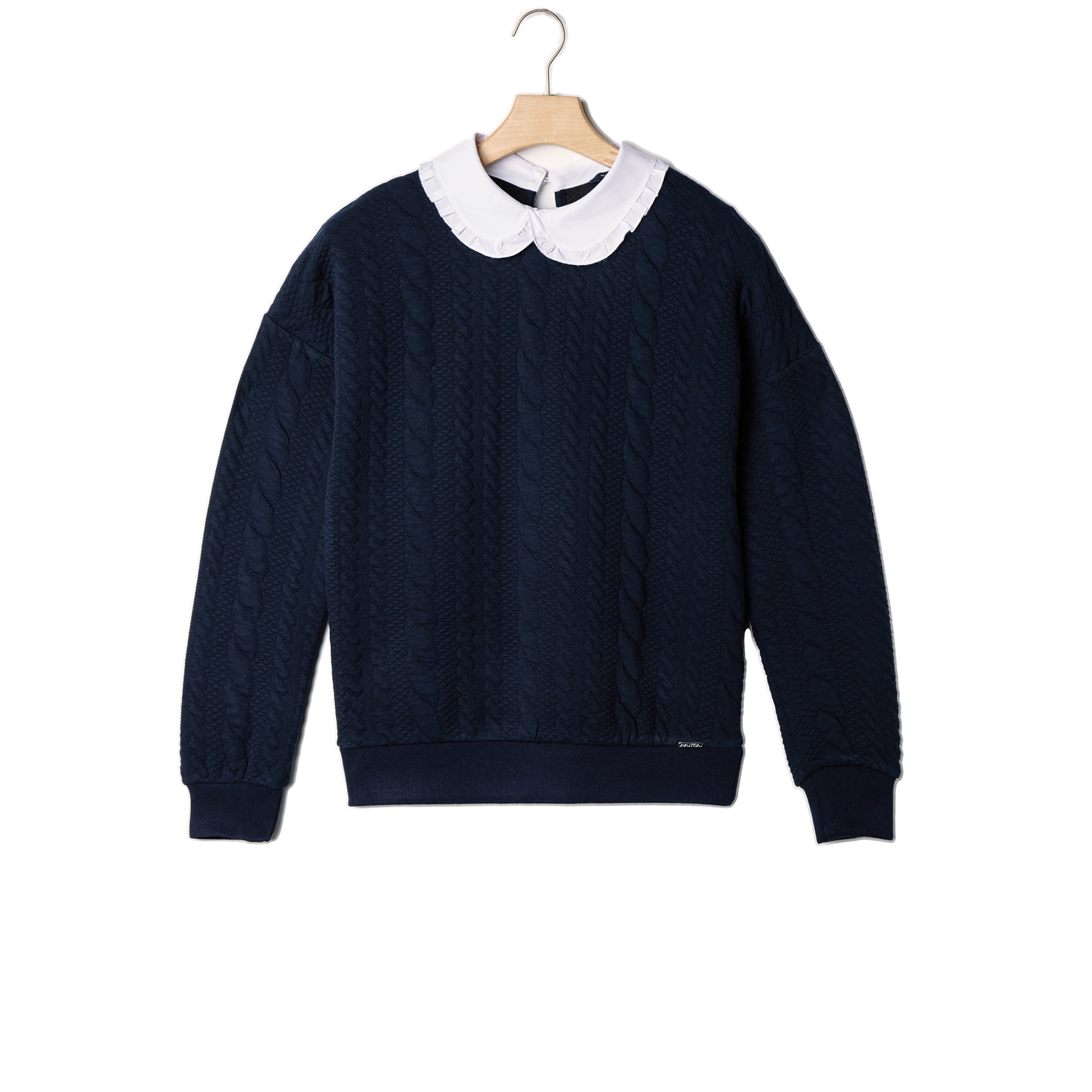 NAUTICA KADIN LACİVERT SWEATSHIRT