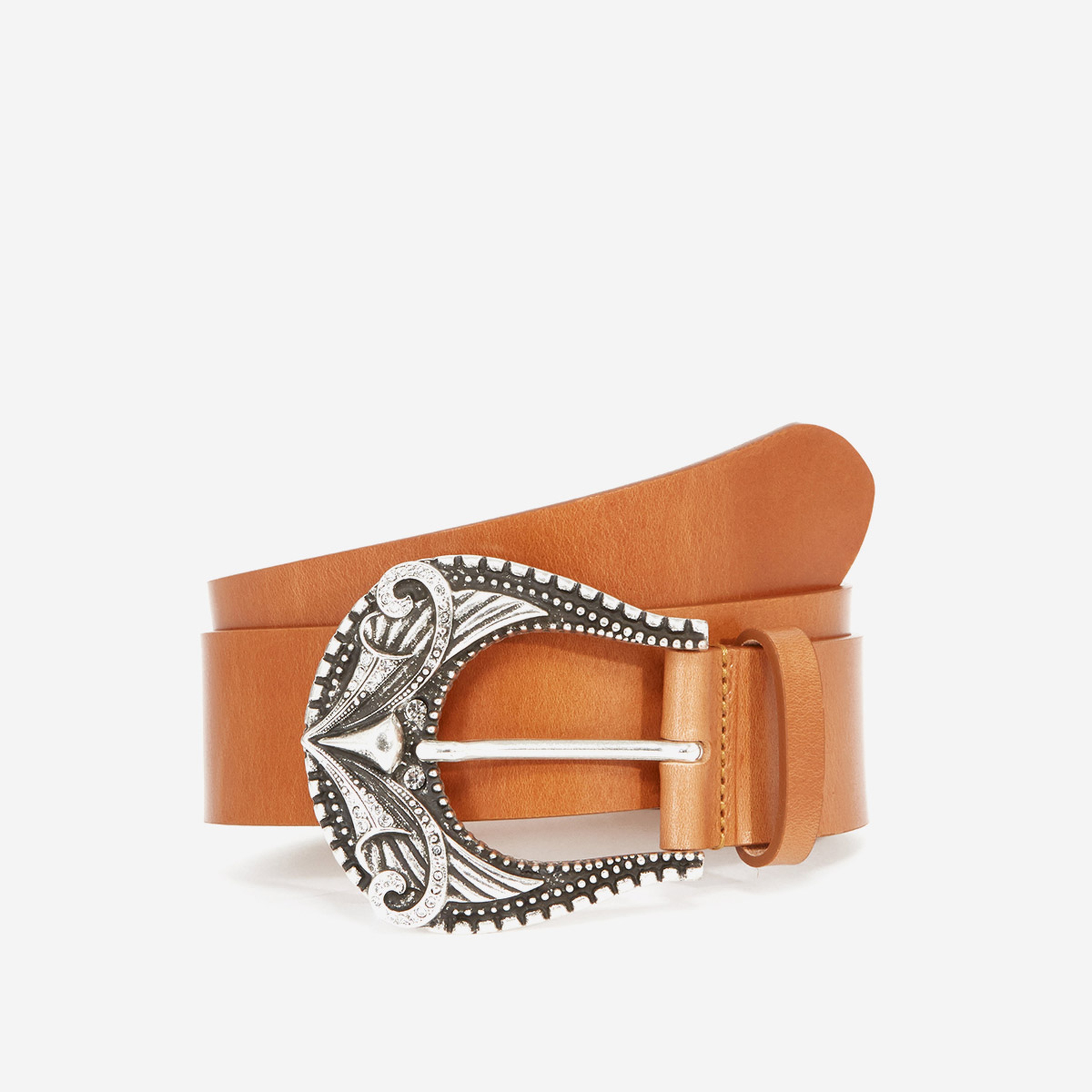 TOKALI KADIN TURUNCU DERİ KEMER