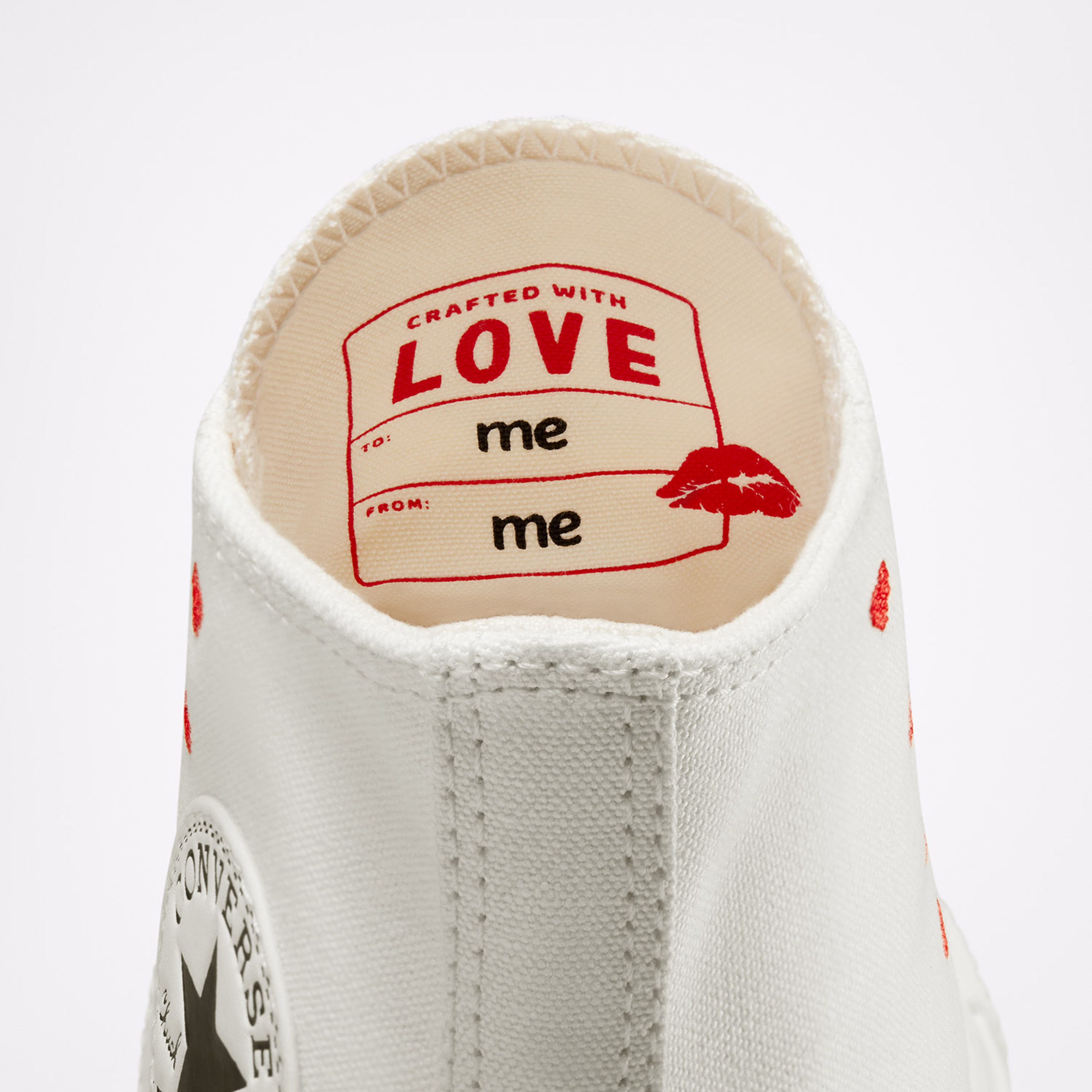 Converse Crafted With Love Chuck Taylor All Star Kadın Beyaz Platform Sneaker