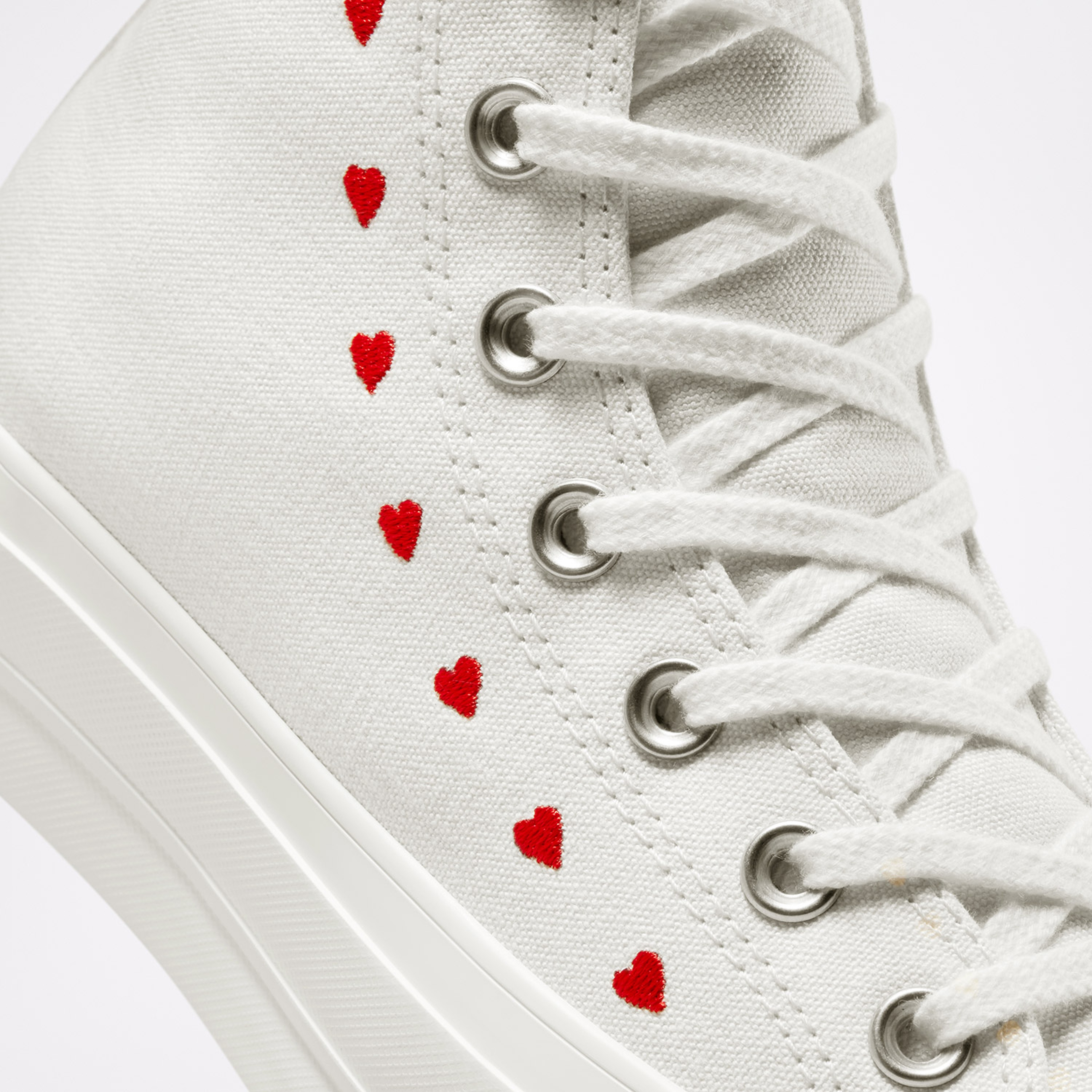 Converse Crafted With Love Chuck Taylor All Star Kadın Beyaz Platform Sneaker