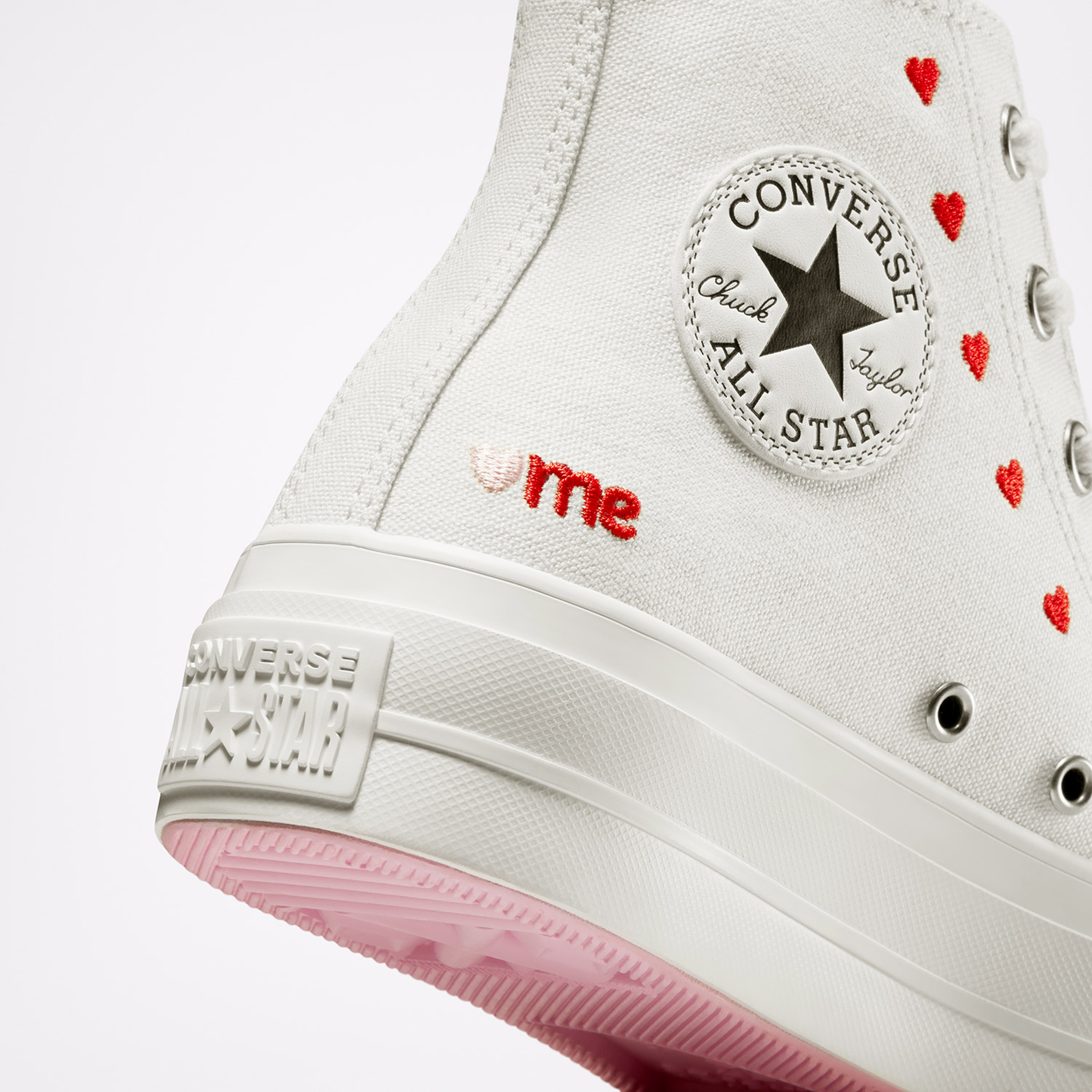 Converse Crafted With Love Chuck Taylor All Star Kadın Beyaz Platform Sneaker