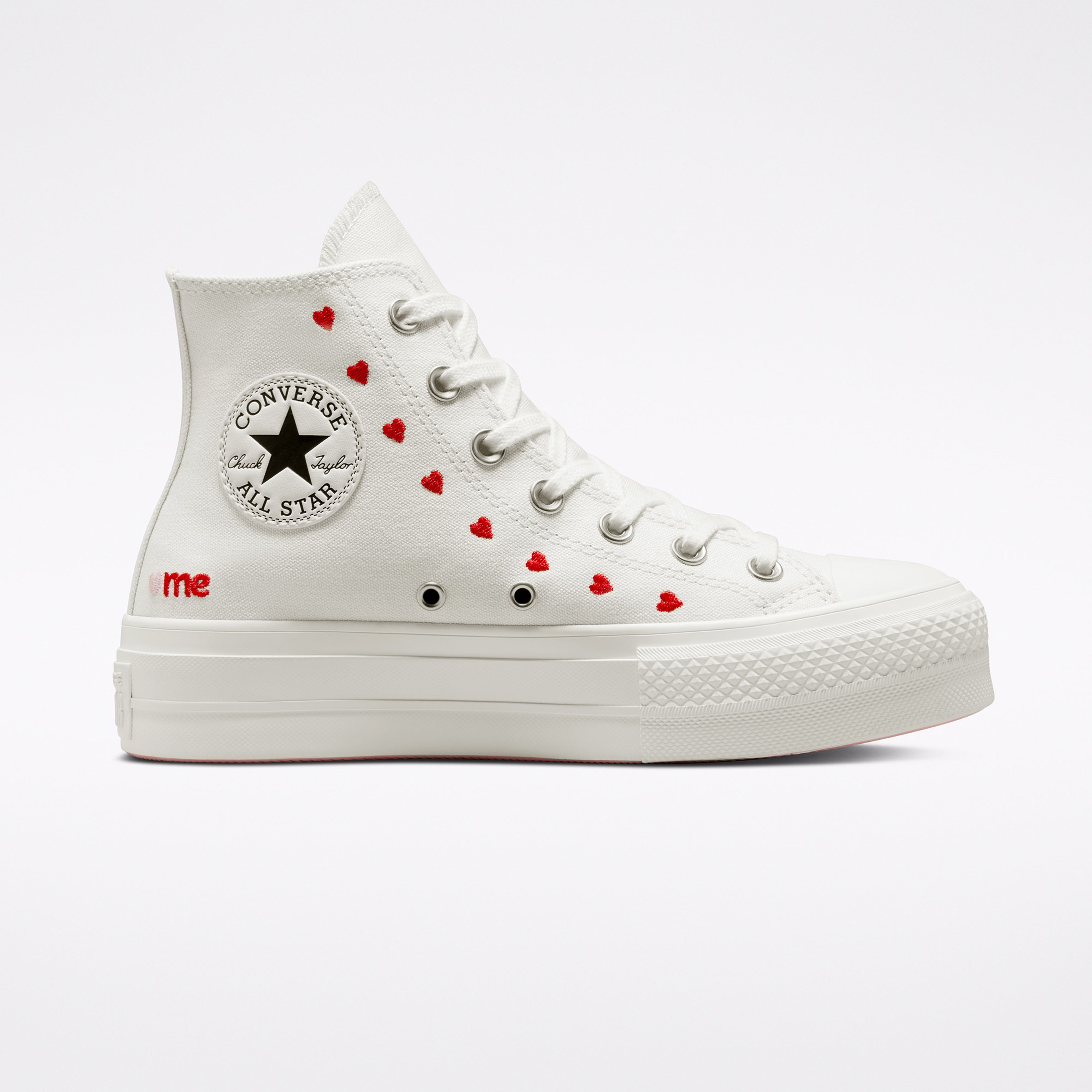 Converse Crafted With Love Chuck Taylor All Star Kadın Beyaz Platform Sneaker