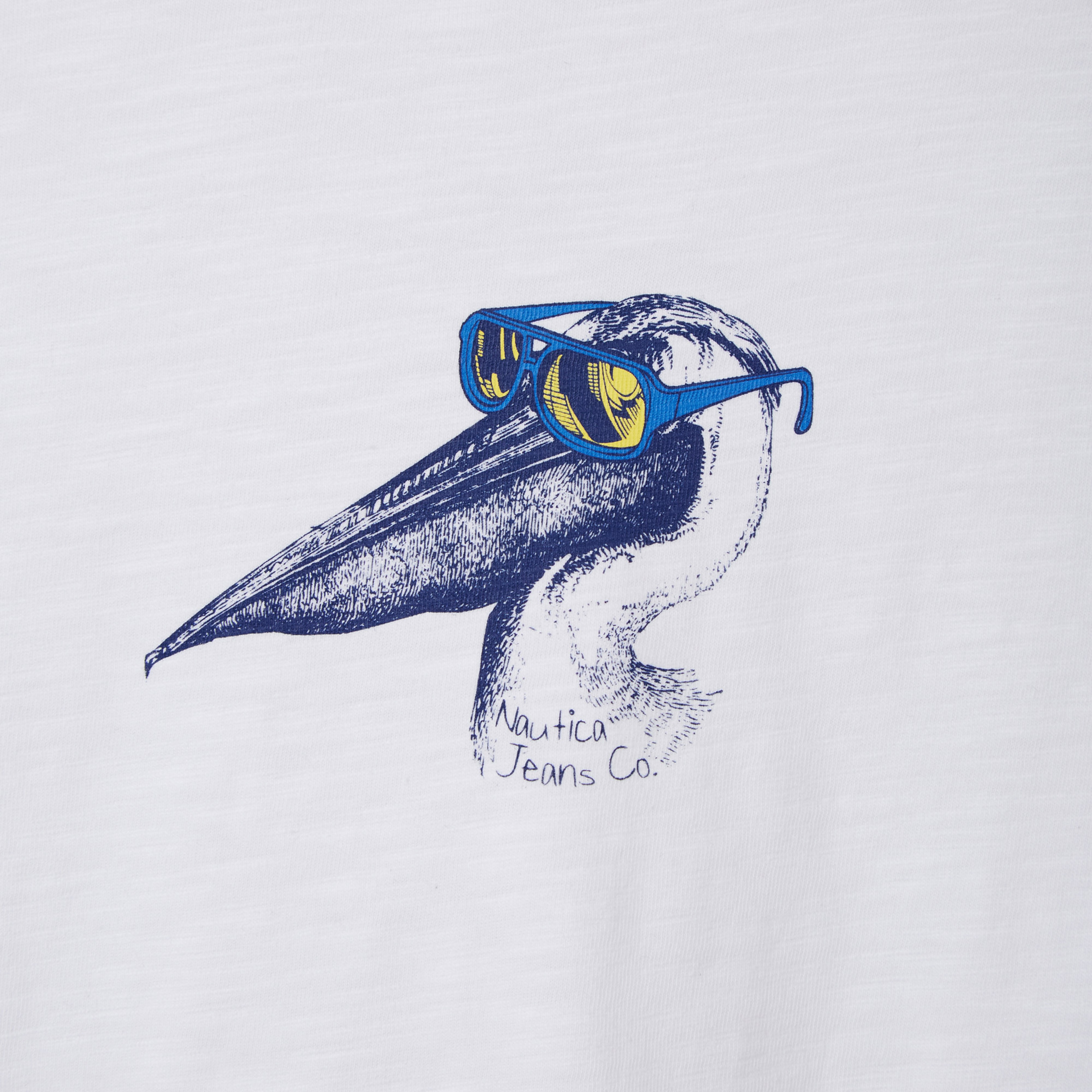 Nautica Kadın Beyaz Baskılı T-shirt