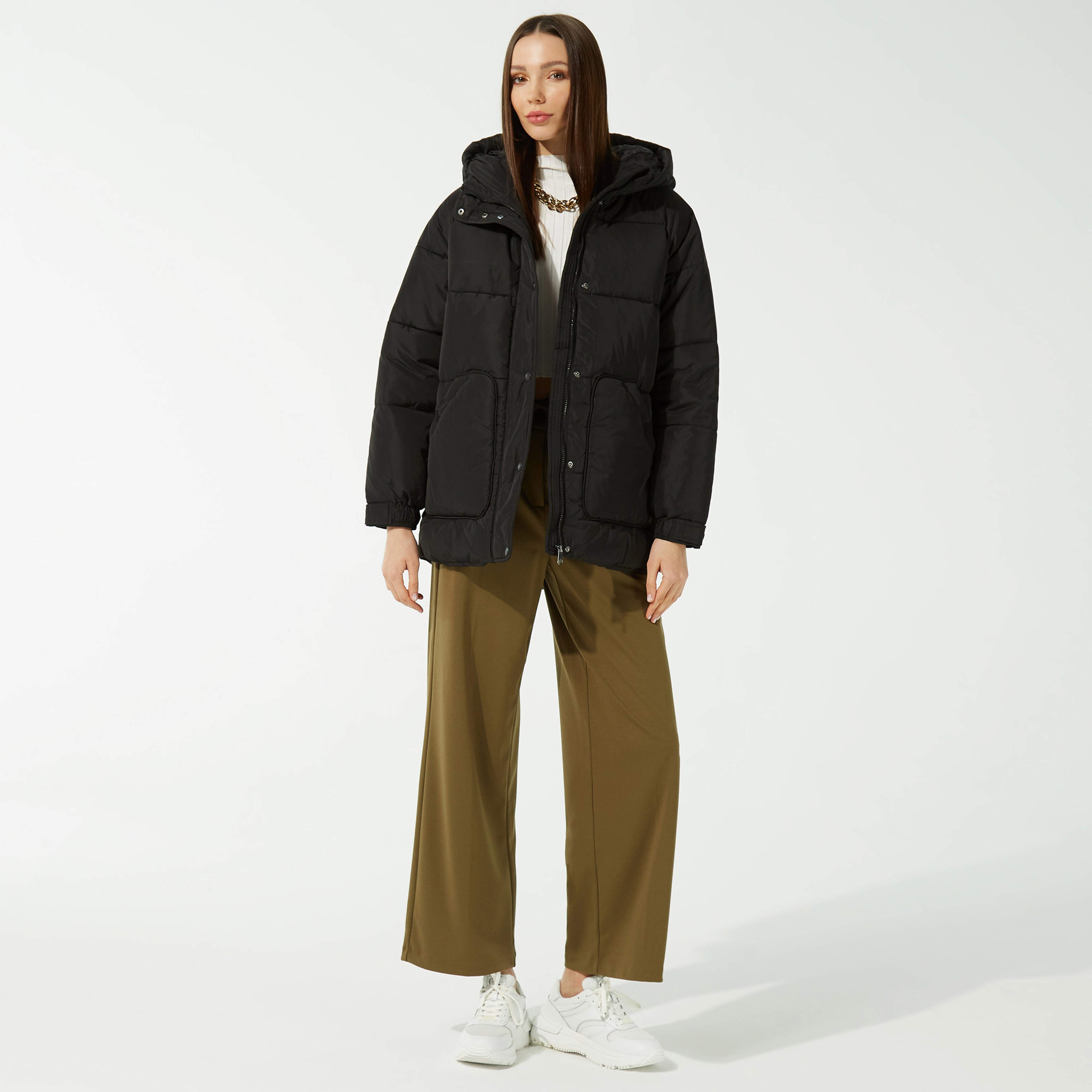 Vero Moda Kadın Siyah Mont