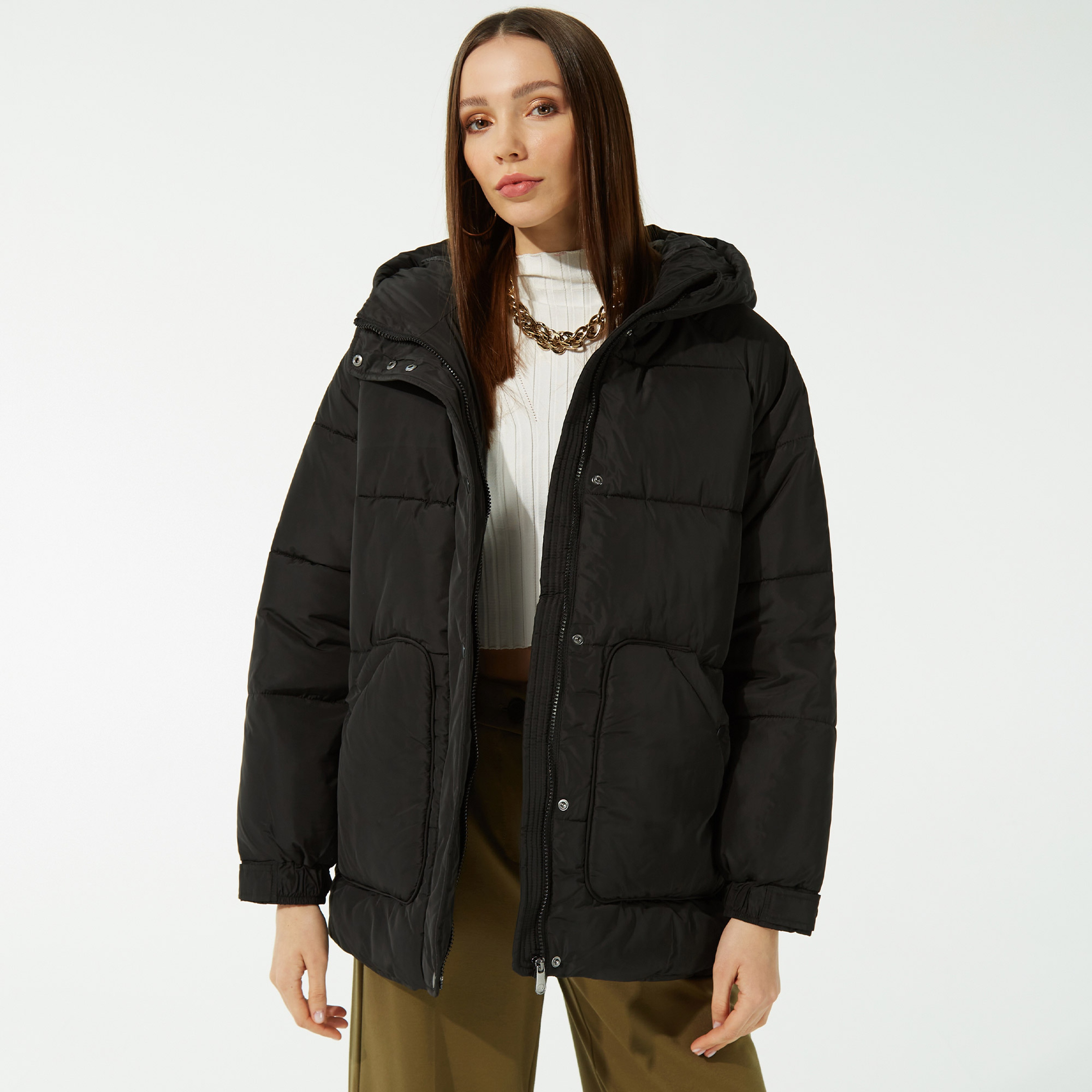 Vero Moda Kadın Siyah Mont