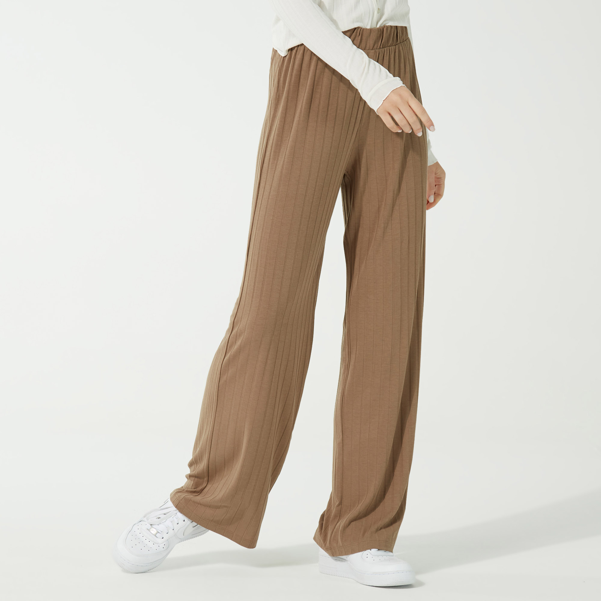 Vero Moda Kadın Kahverengi Pantolon