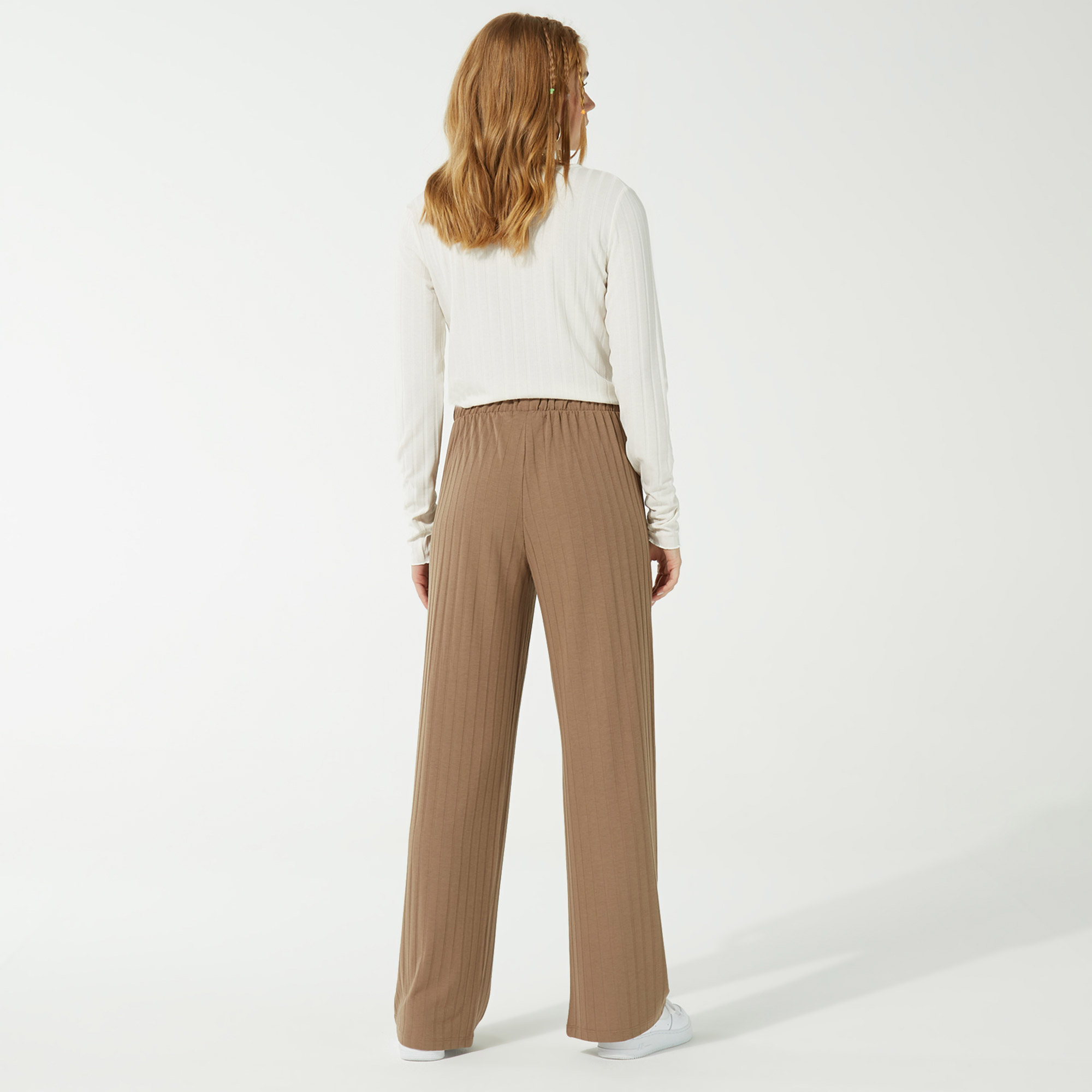 Vero Moda Kadın Kahverengi Pantolon