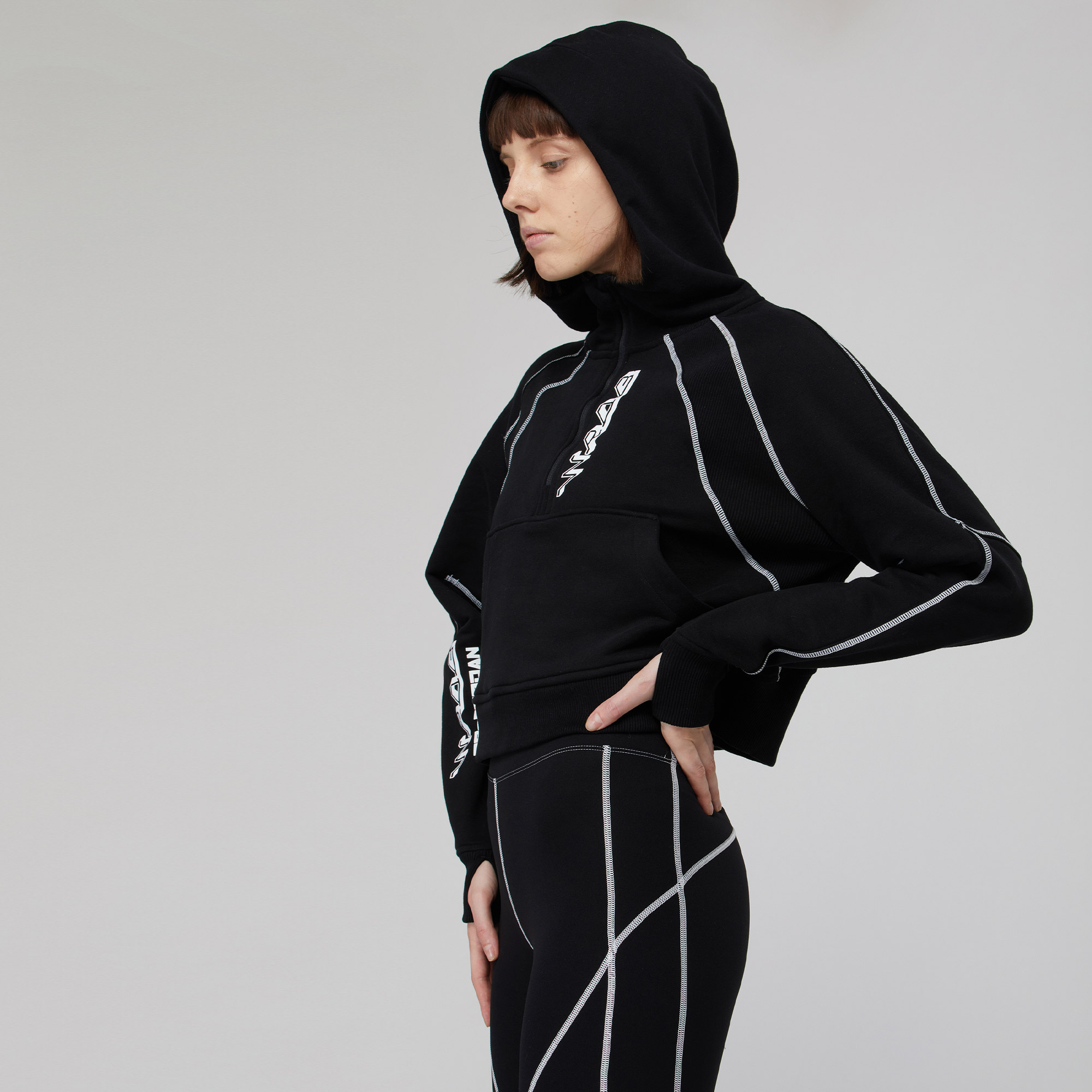 Db Berdan Kadın Siyah Sweatshirt