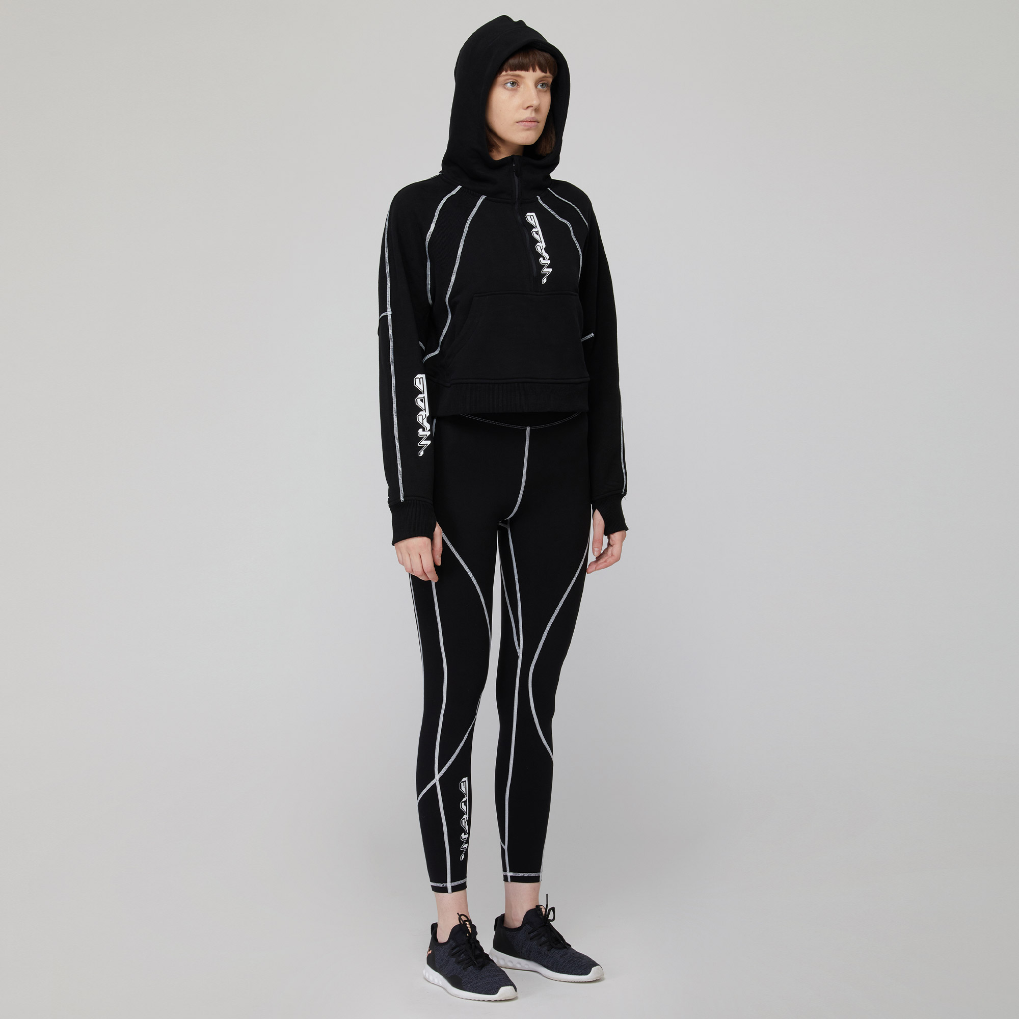 Db Berdan Kadın Siyah Sweatshirt