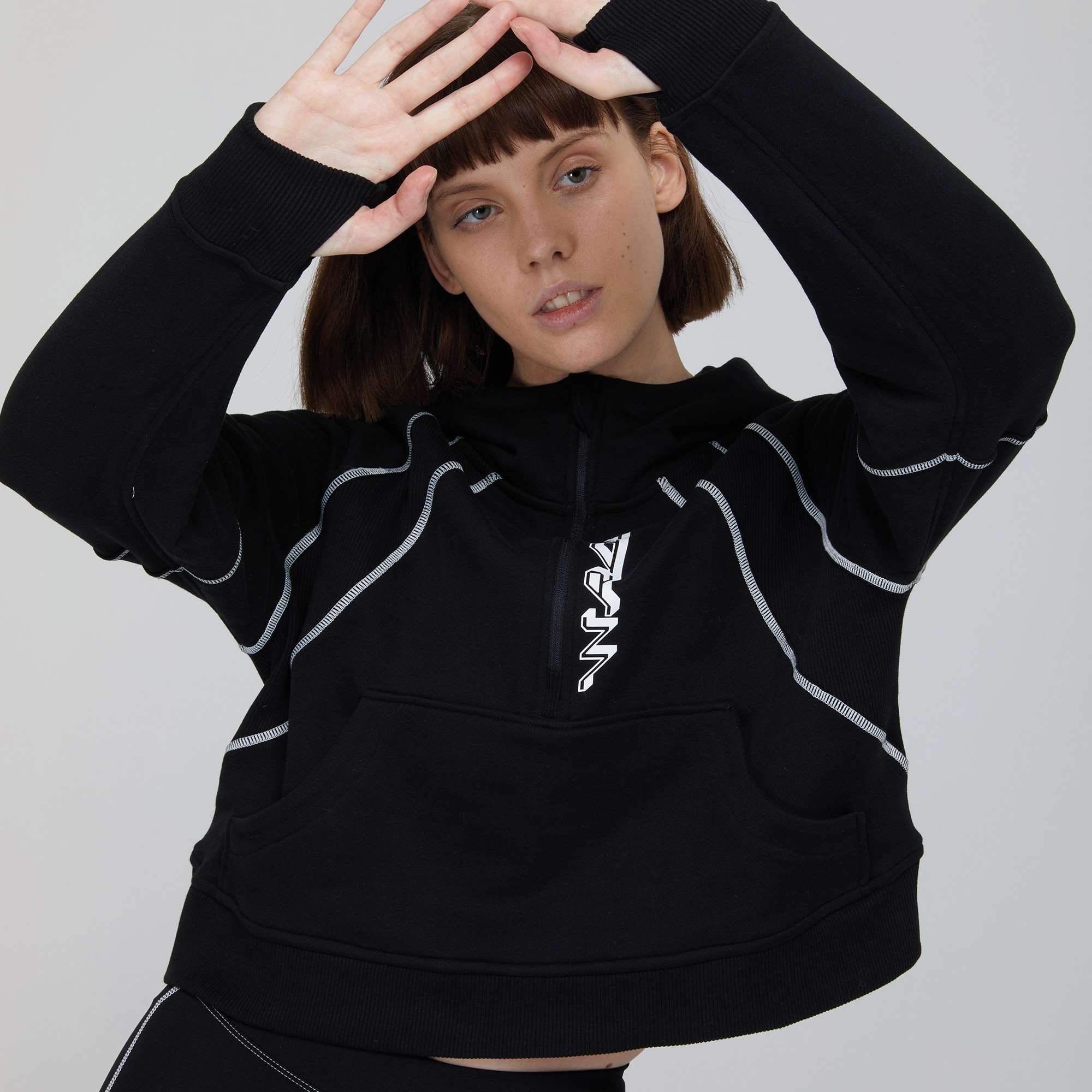 Db Berdan Kadın Siyah Sweatshirt