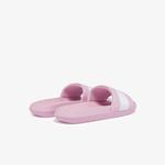 Lacoste Kadın Croco Pembe Terlik