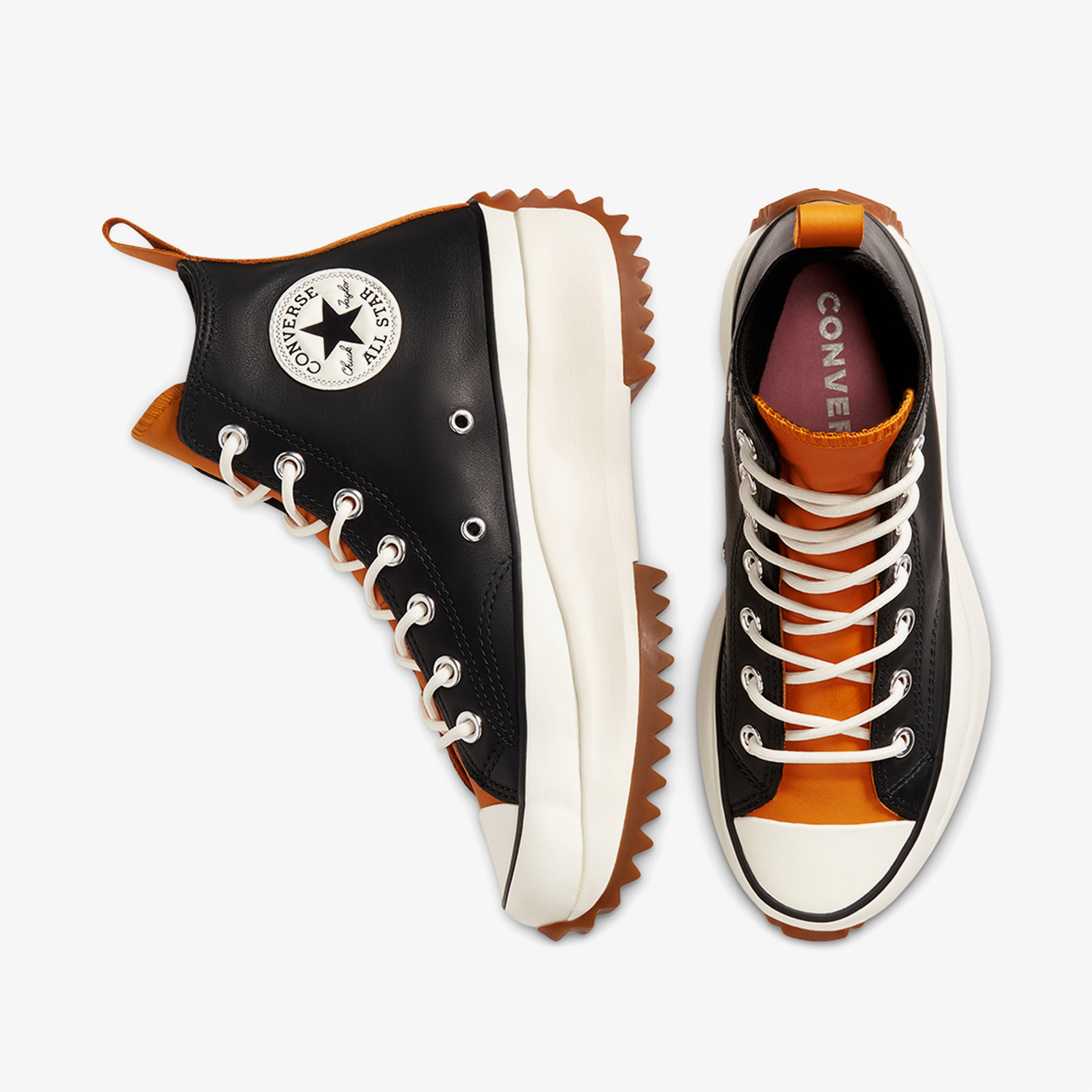 Converse Run Star Hike (Gusset Construction) Hi Kadın Siyah Sneaker
