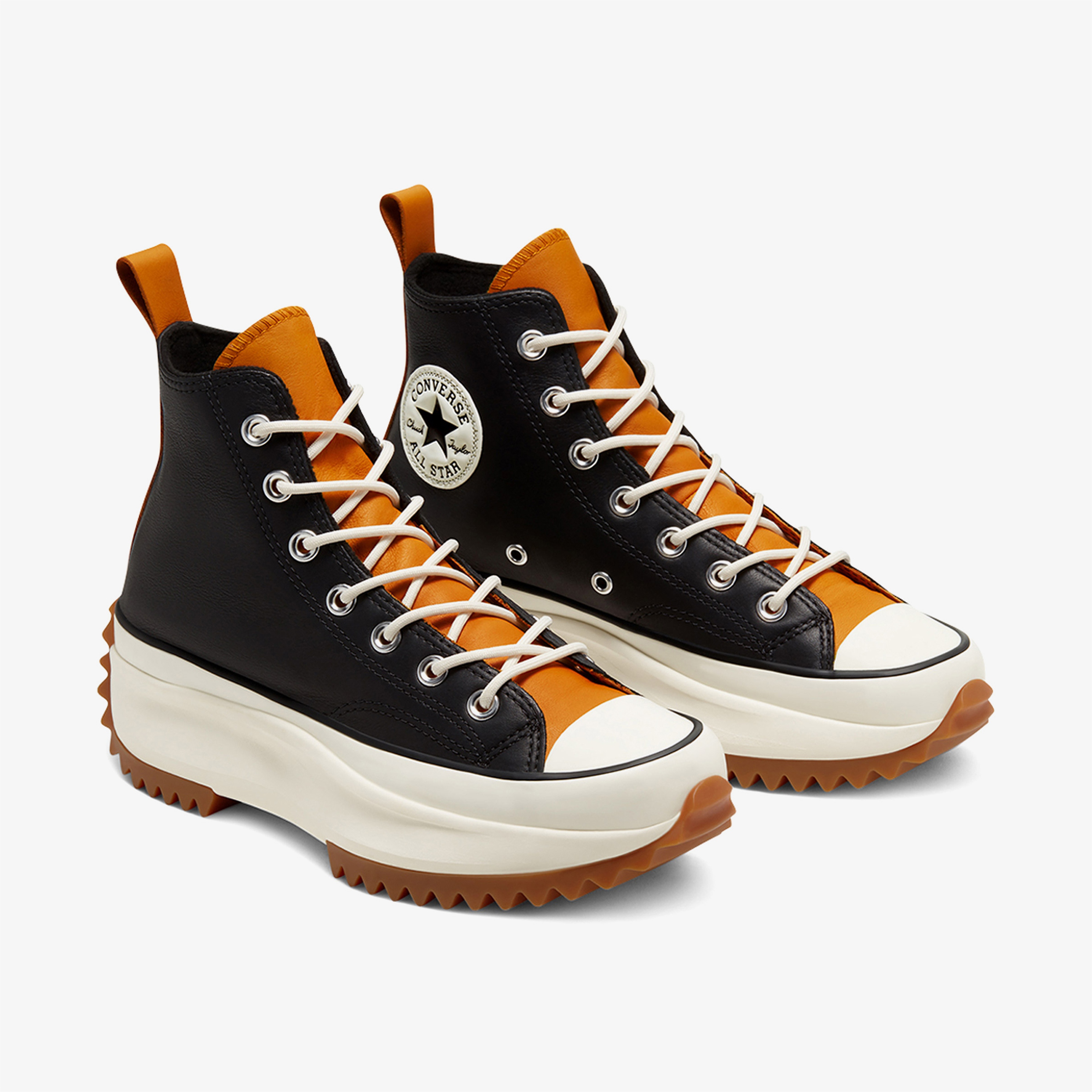 Converse Run Star Hike (Gusset Construction) Hi Kadın Siyah Sneaker