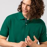 Nautica Erkek Yeşil Classic Fit Kısa Kollu Polo Yaka T-Shirt