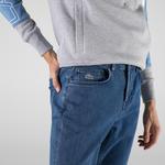 Lacoste Erkek Slim Fit Denim Mavi Pantolon
