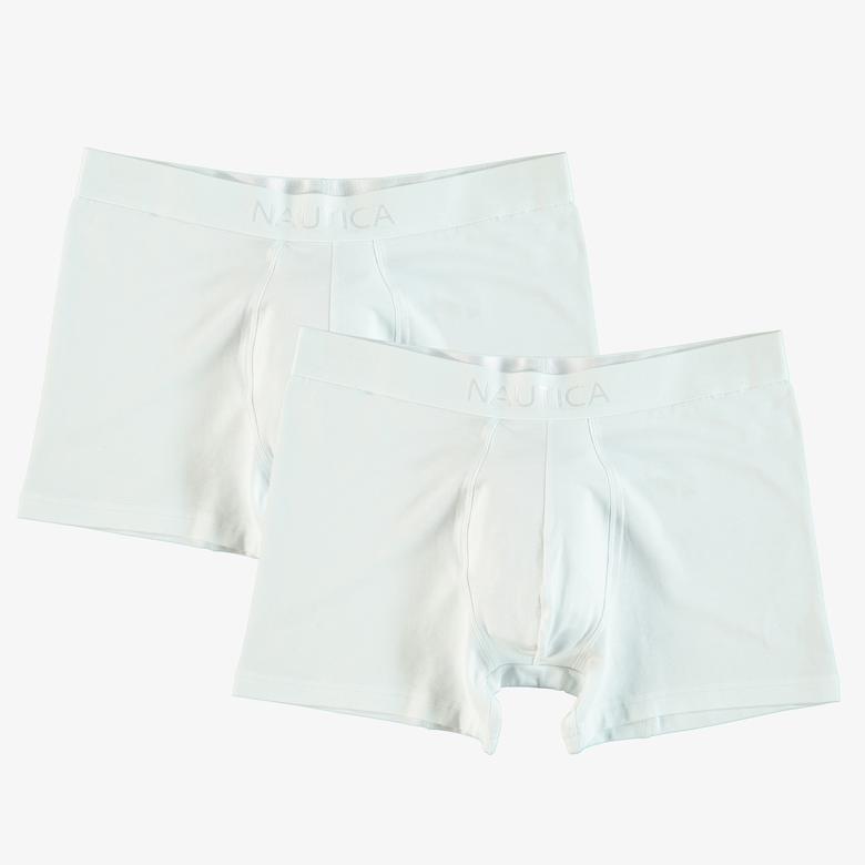 Nautica Erkek Beyaz 2li Boxer