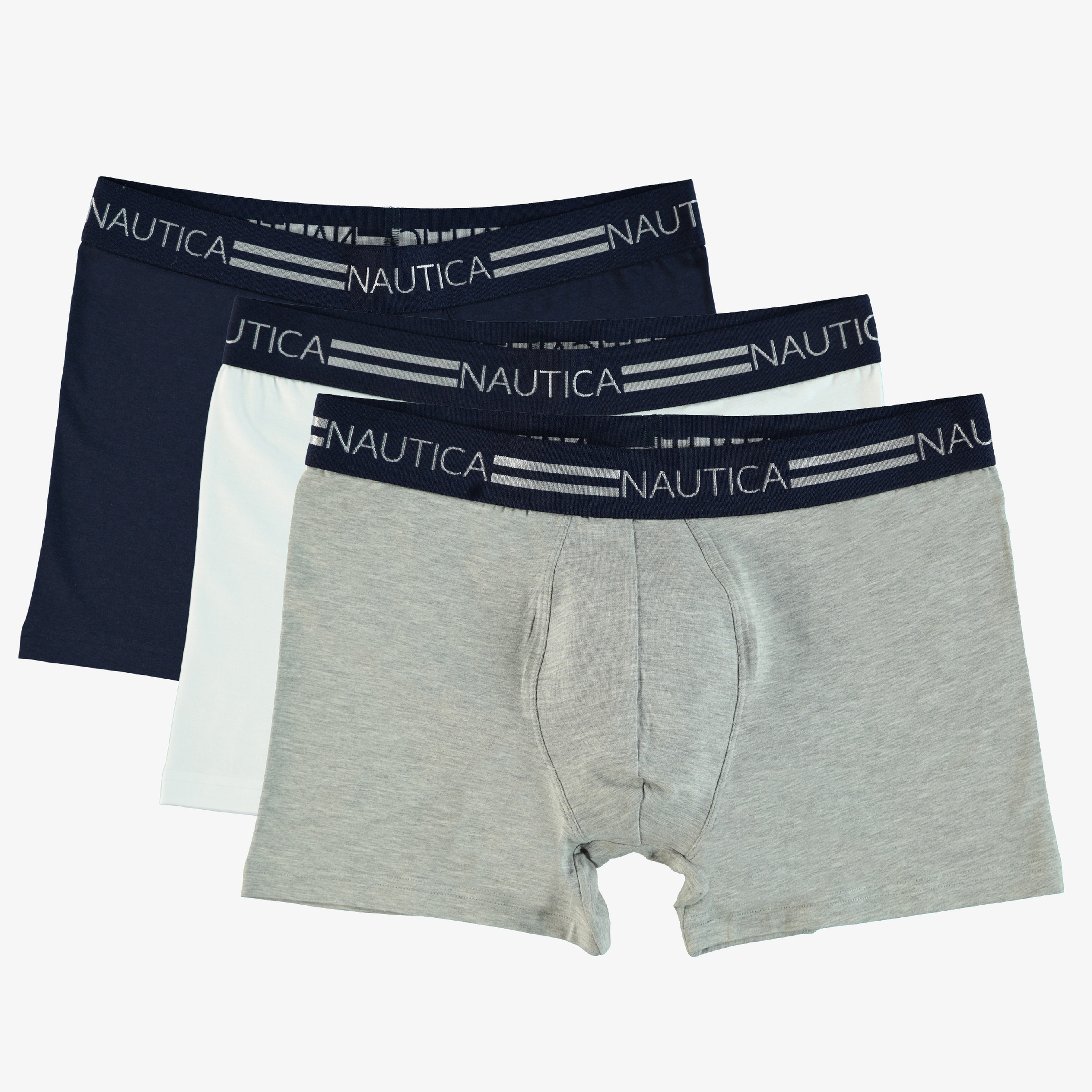 Nautica Erkek Renkli 3lü Boxer