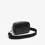 The Blend Erkek Monogram Siyah Postacı Çantası