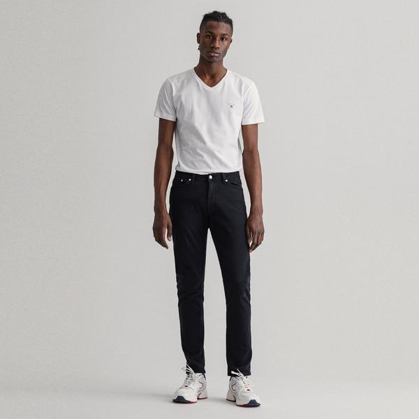 Gant Erkek Siyah Extra Slim Fit Maxen Jean Pantolon