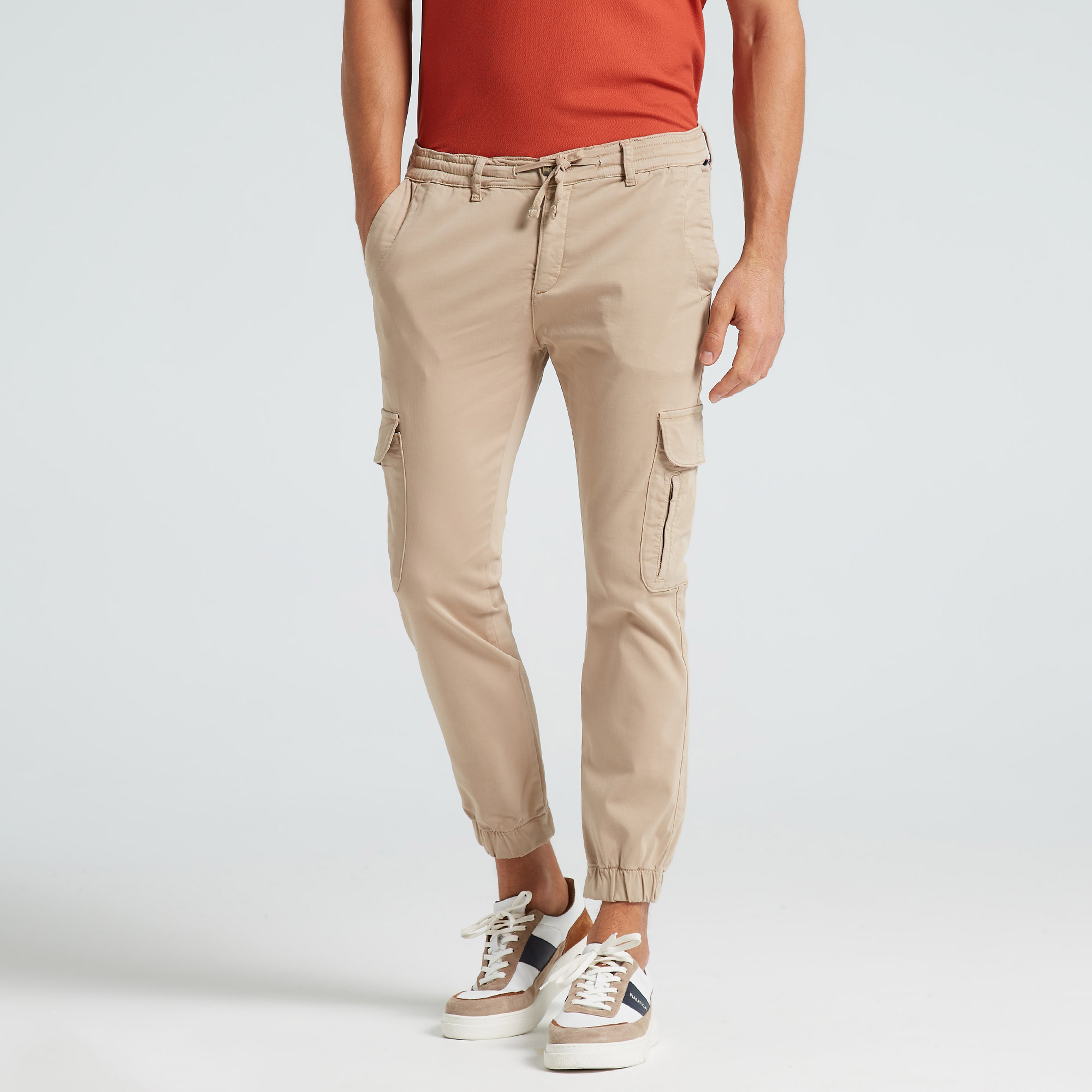 Nautica Erkek Bej Jogger Pantolon