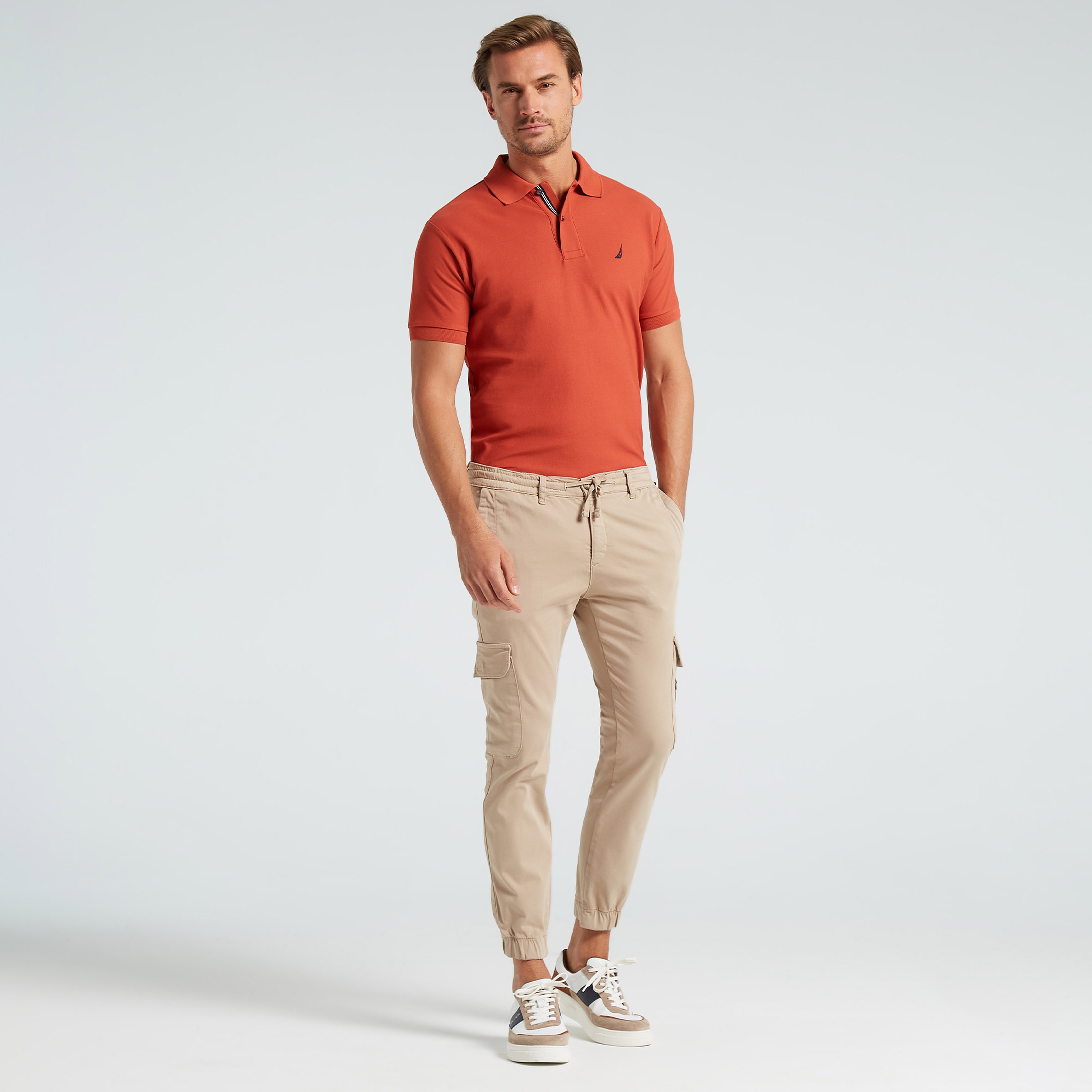 Nautica Erkek Bej Jogger Pantolon