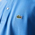 L.12.12 Erkek Classic Fit Mavi Polo