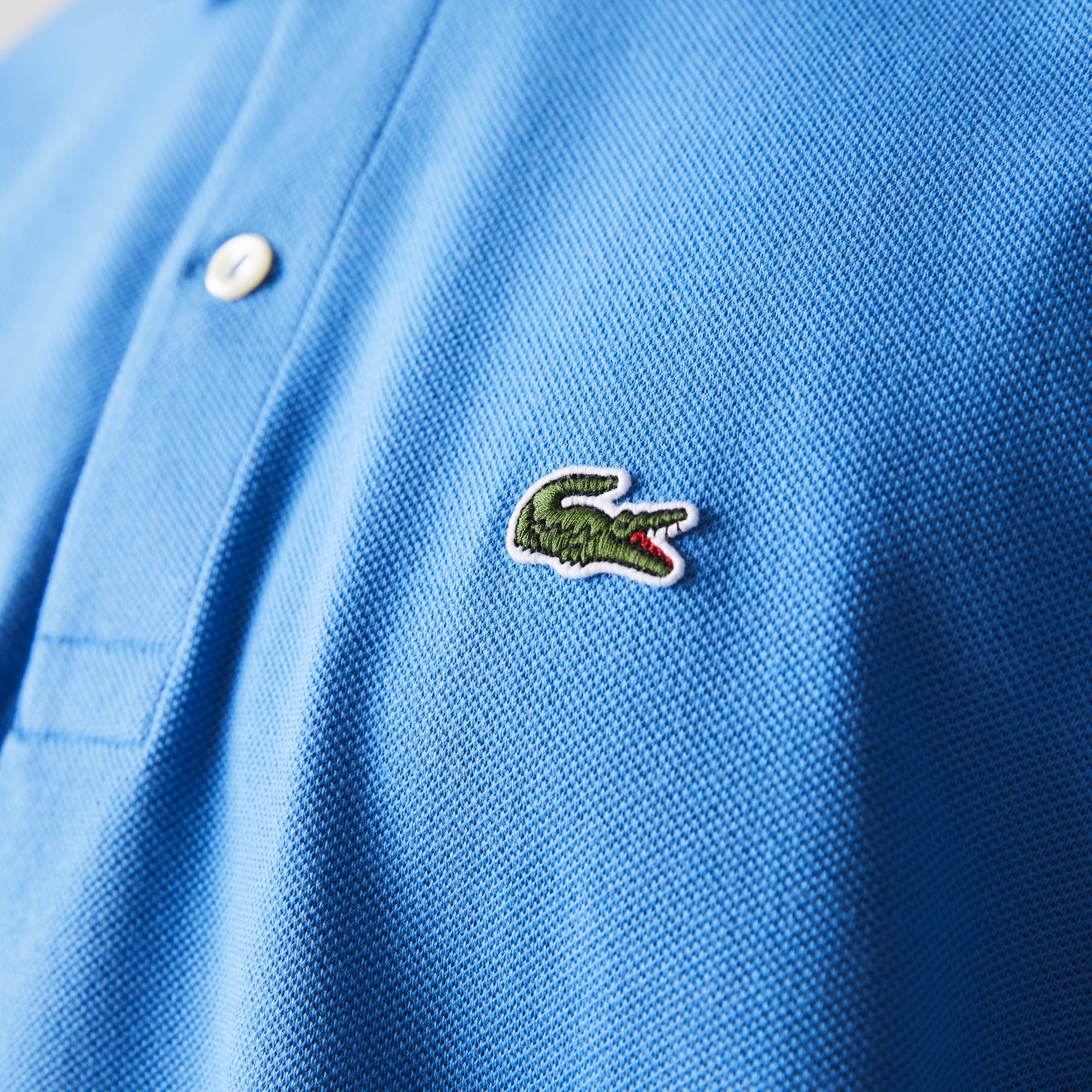 L.12.12 Erkek Classic Fit Mavi Polo