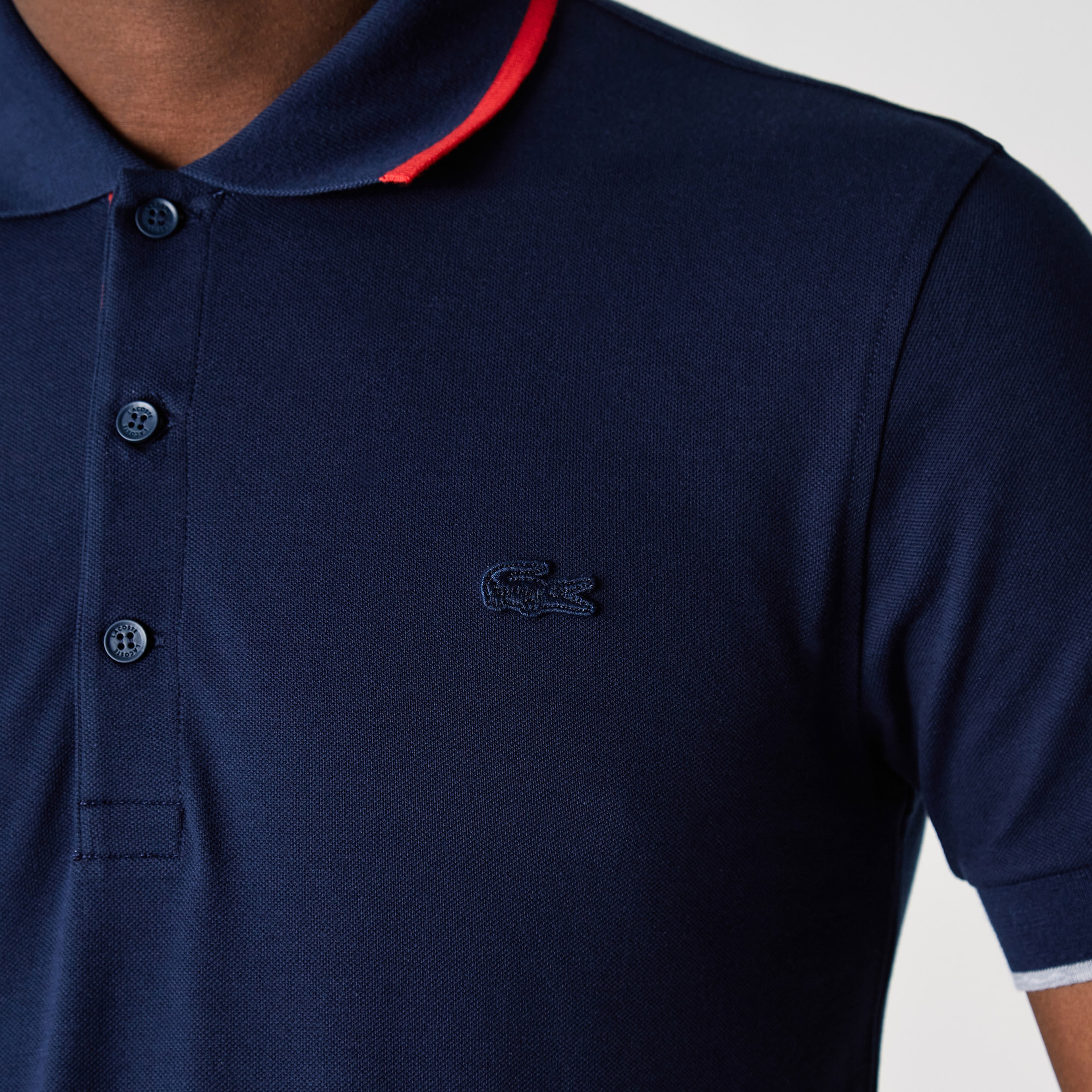 Lacoste Erkek Slim Fit Lacivert Polo