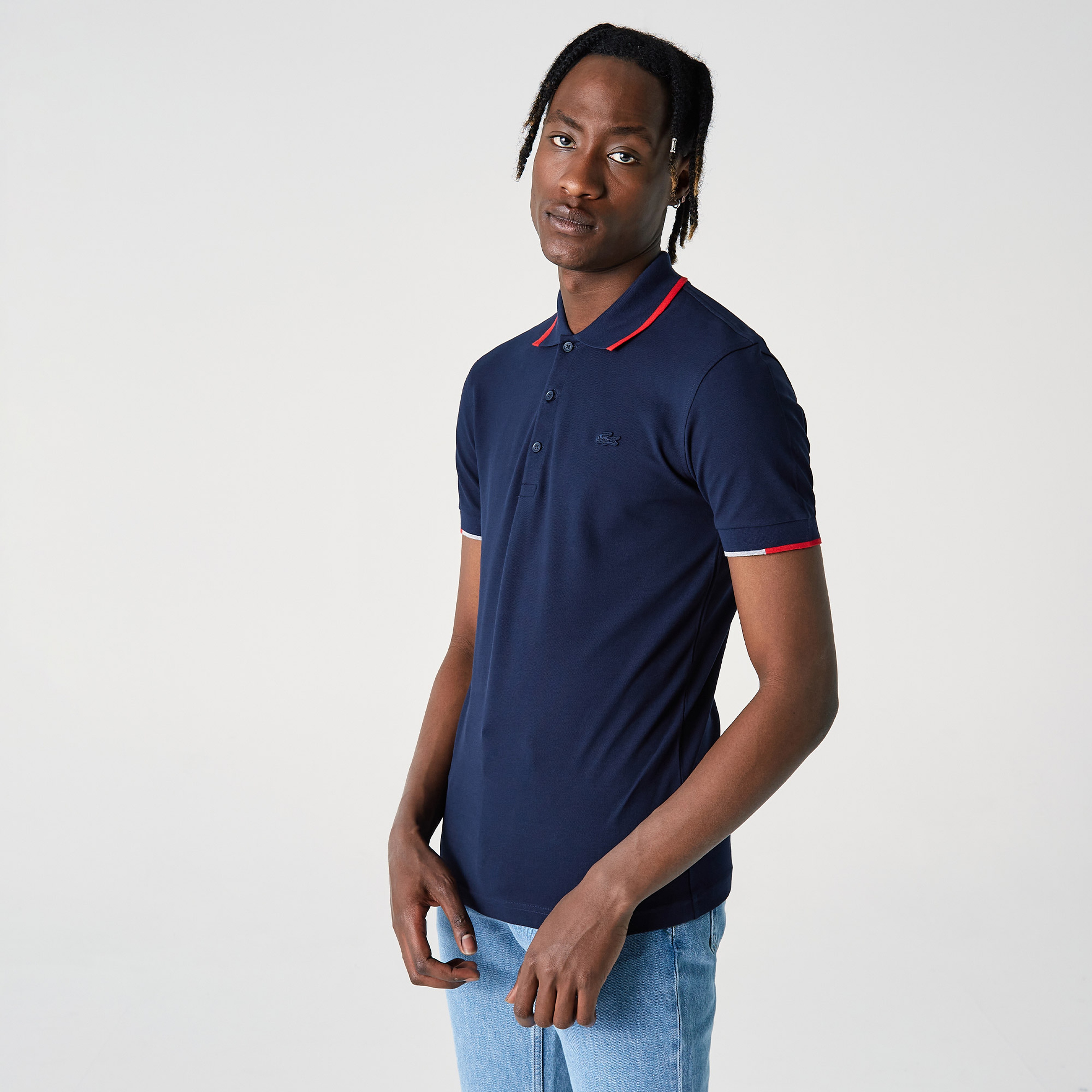 Lacoste Erkek Slim Fit Lacivert Polo